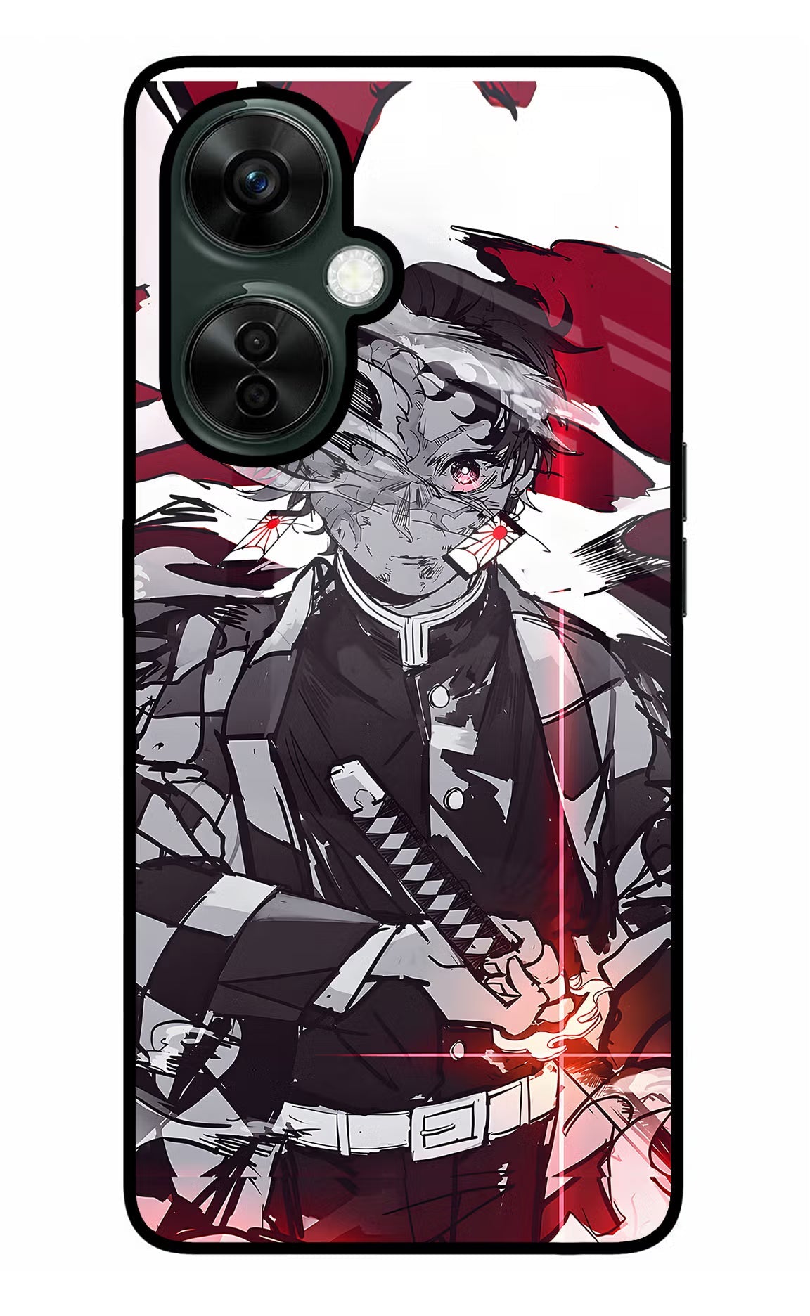 Demon Slayer OnePlus Nord CE 3 Lite 5G Glass Case Back Cover by Casekaro