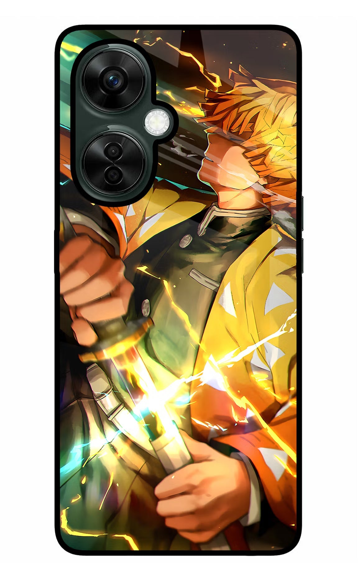 Demon Slayer OnePlus Nord CE 3 Lite 5G Glass Case Back Cover by Casekaro