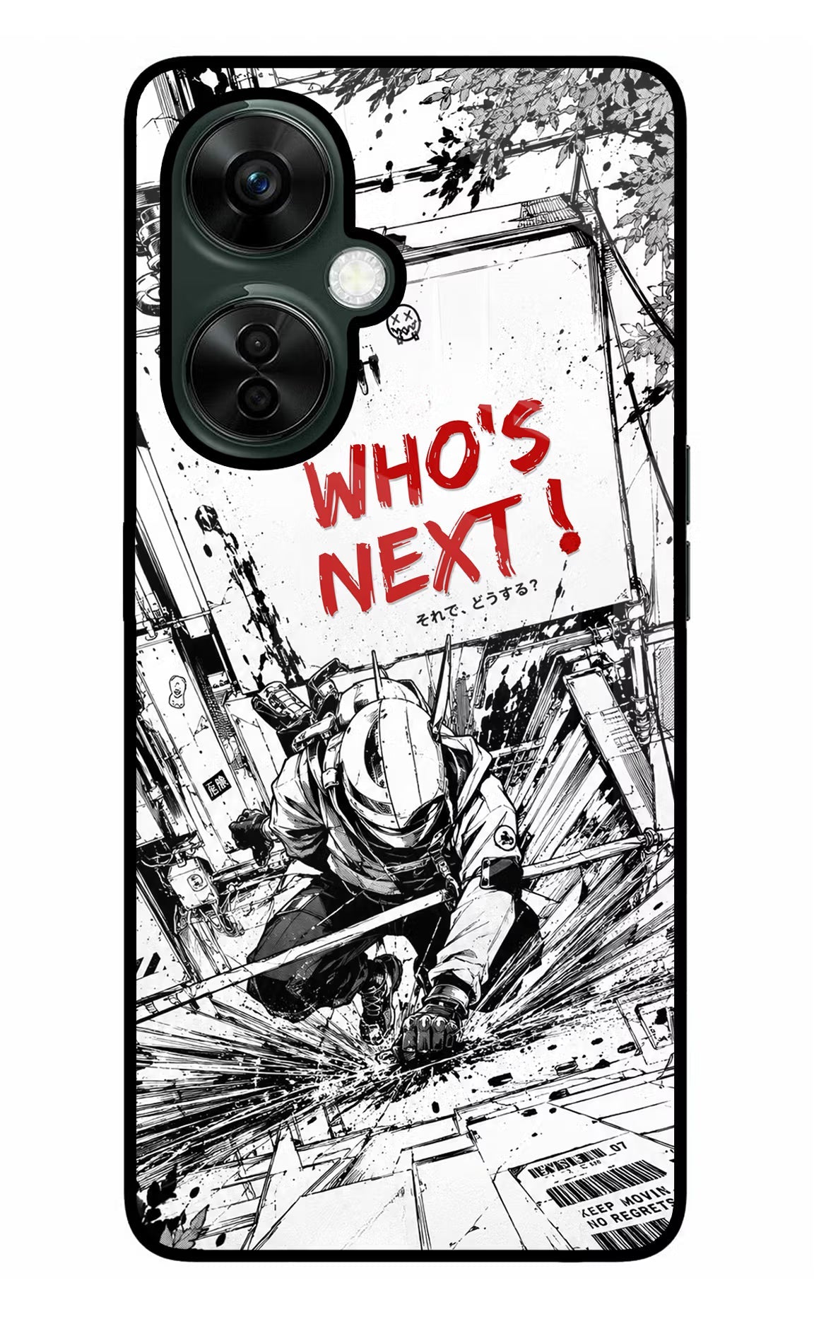 Who's Next OnePlus Nord CE 3 Lite 5G Glass Case Back Cover by Casekaro