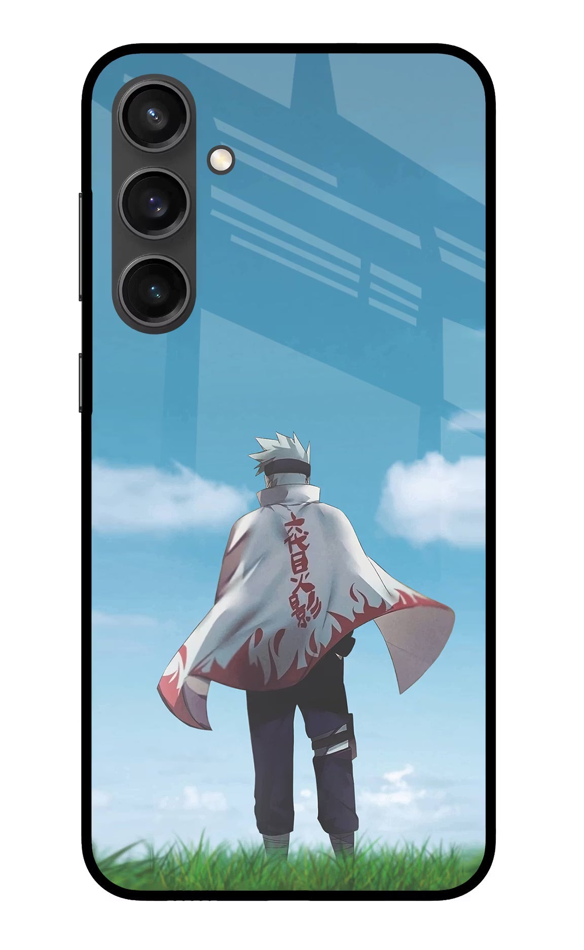 Kakashi Samsung S23 FE 5G Glass Case Back Cover by Casekaro