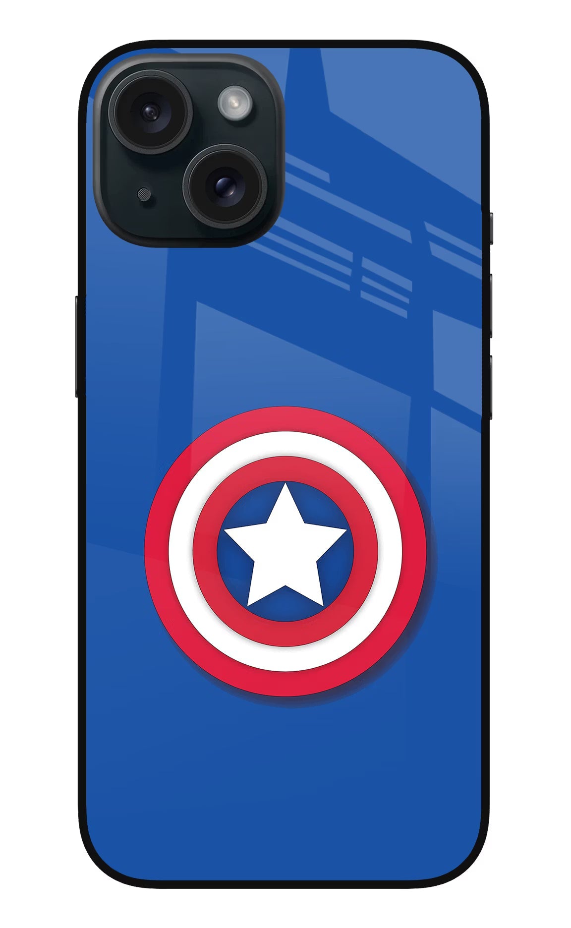 Shield iPhone 15 Glass Case Back Cover by Casekaro