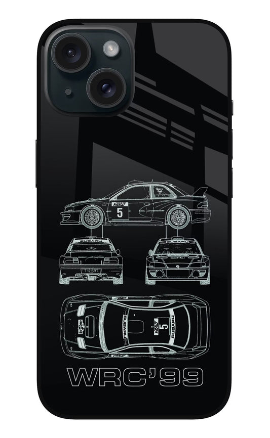 WRC'99 iPhone 15 Glass Case