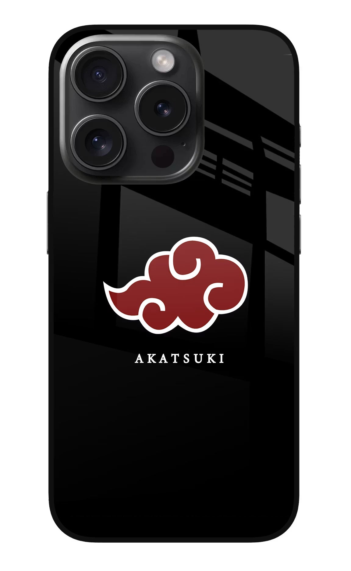 Akatsuki iPhone 15 Pro Glass Case Back Cover by Casekaro