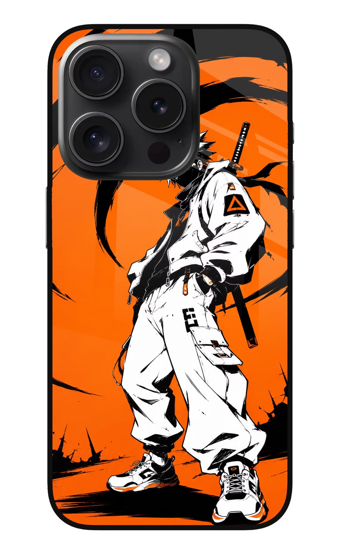 Street Samurai  iPhone 15 Pro Glass Case