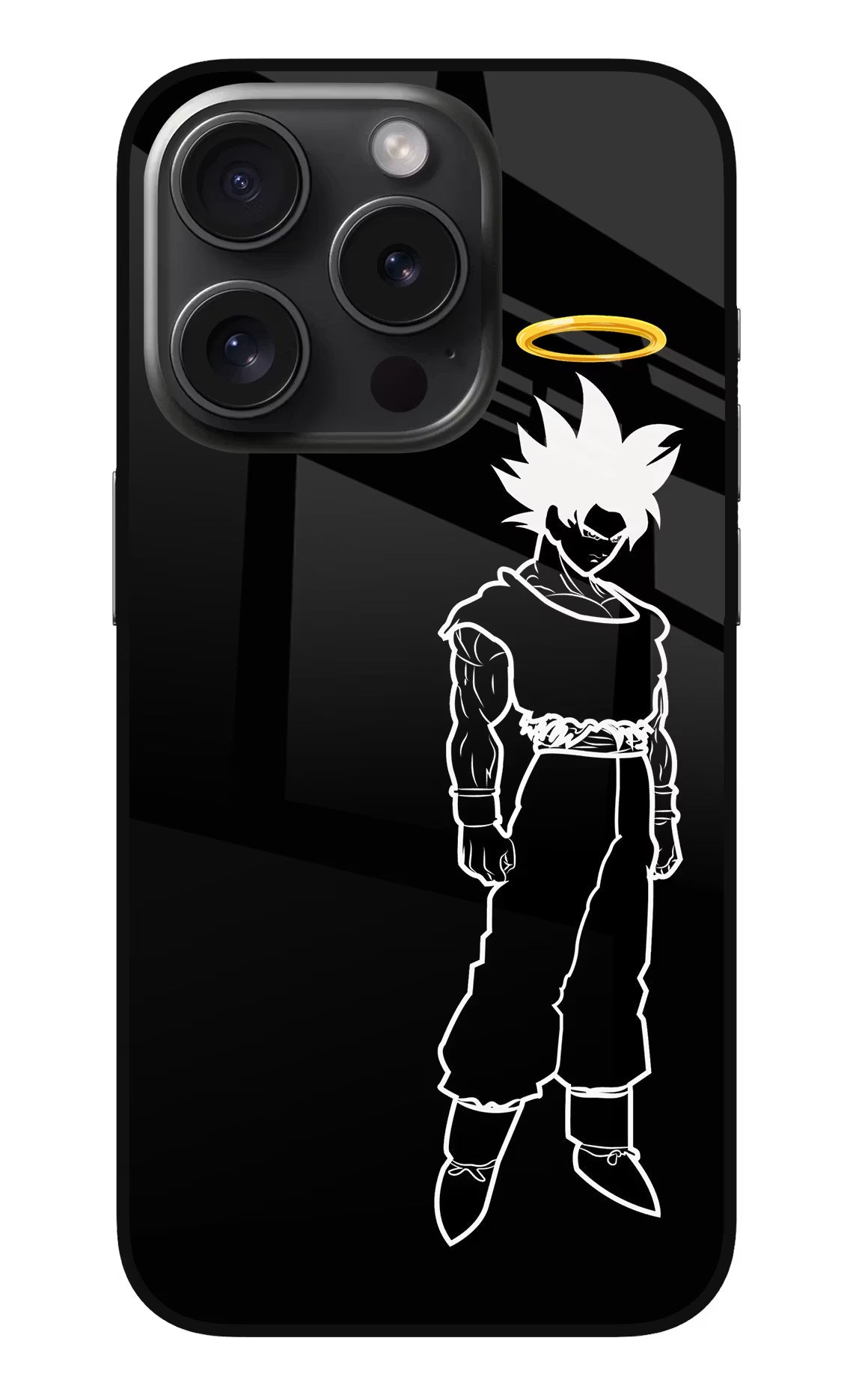 DBS Character iPhone 15 Pro Max Glass Case Back Cover by Casekaro