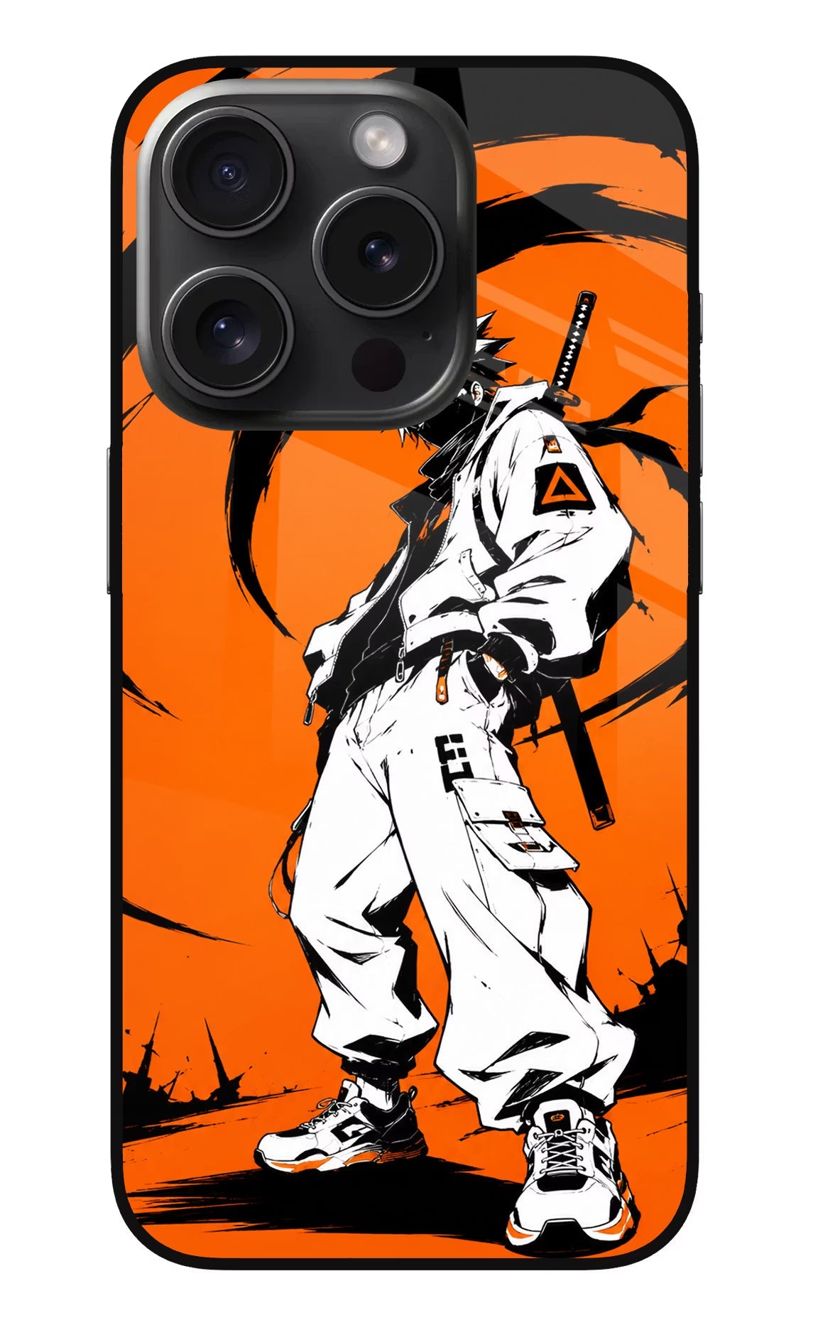 Street Samurai  iPhone 15 Pro Max Glass Case