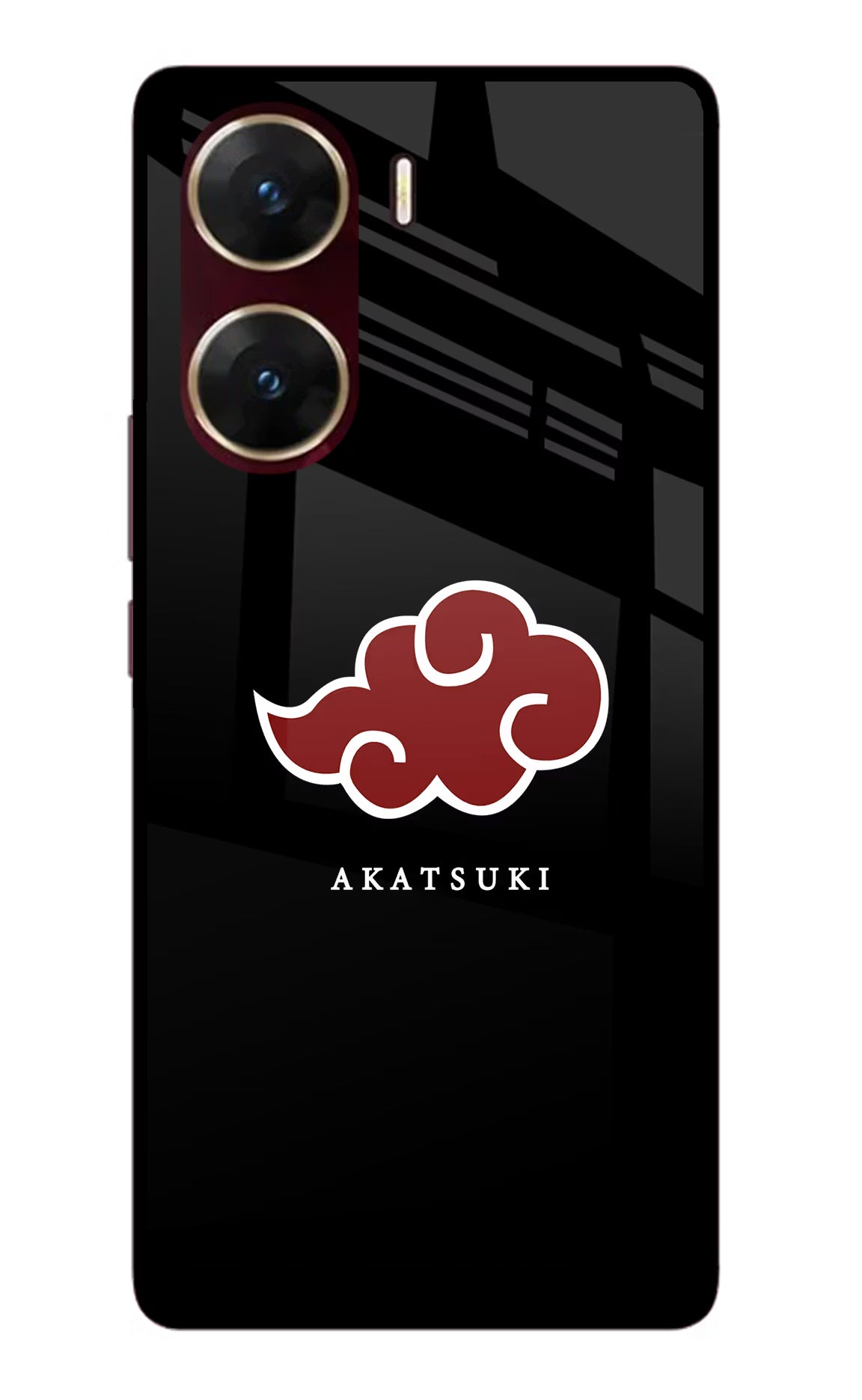Akatsuki Vivo V29E Glass Case Back Cover by Casekaro