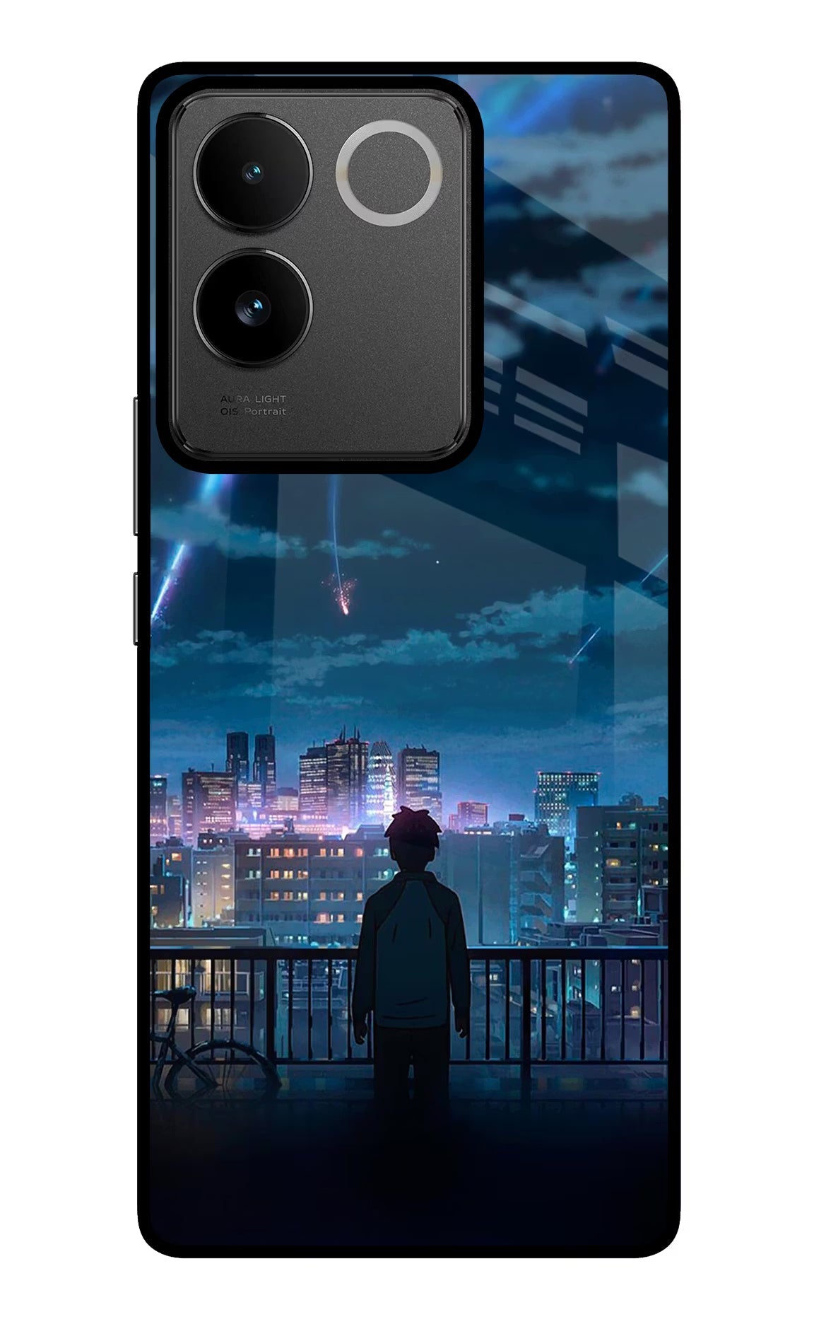 Anime IQOO Z7 Pro 5G Glass Case Back Cover by Casekaro
