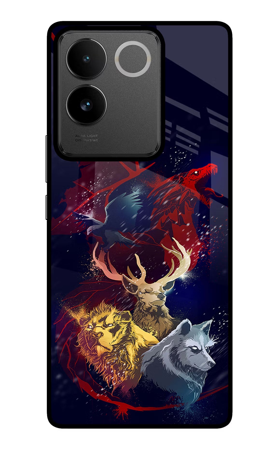 Game Of Thrones IQOO Z7 Pro 5G Glass Case Back Cover by Casekaro