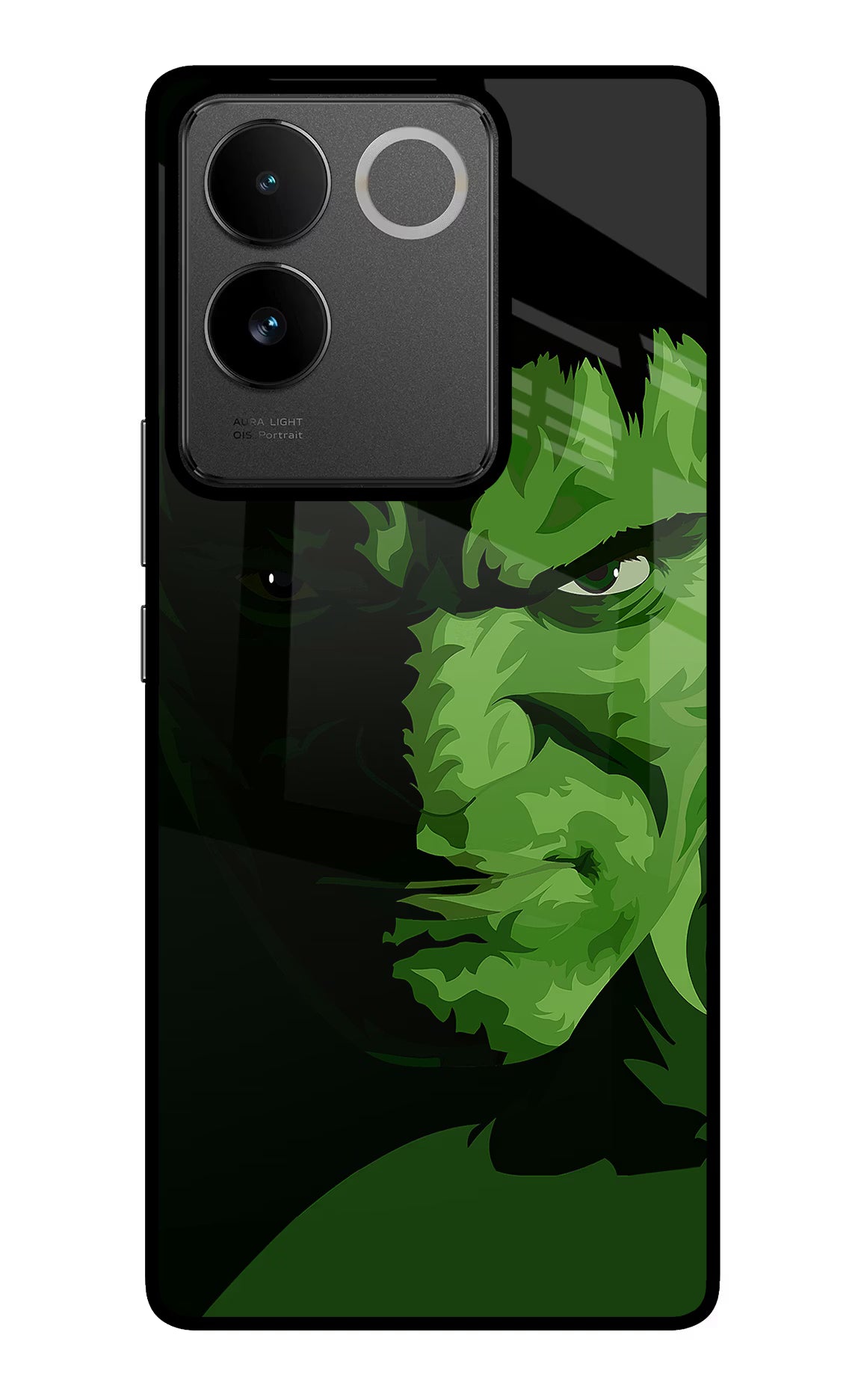 HULK IQOO Z7 Pro 5G Glass Case Back Cover by Casekaro