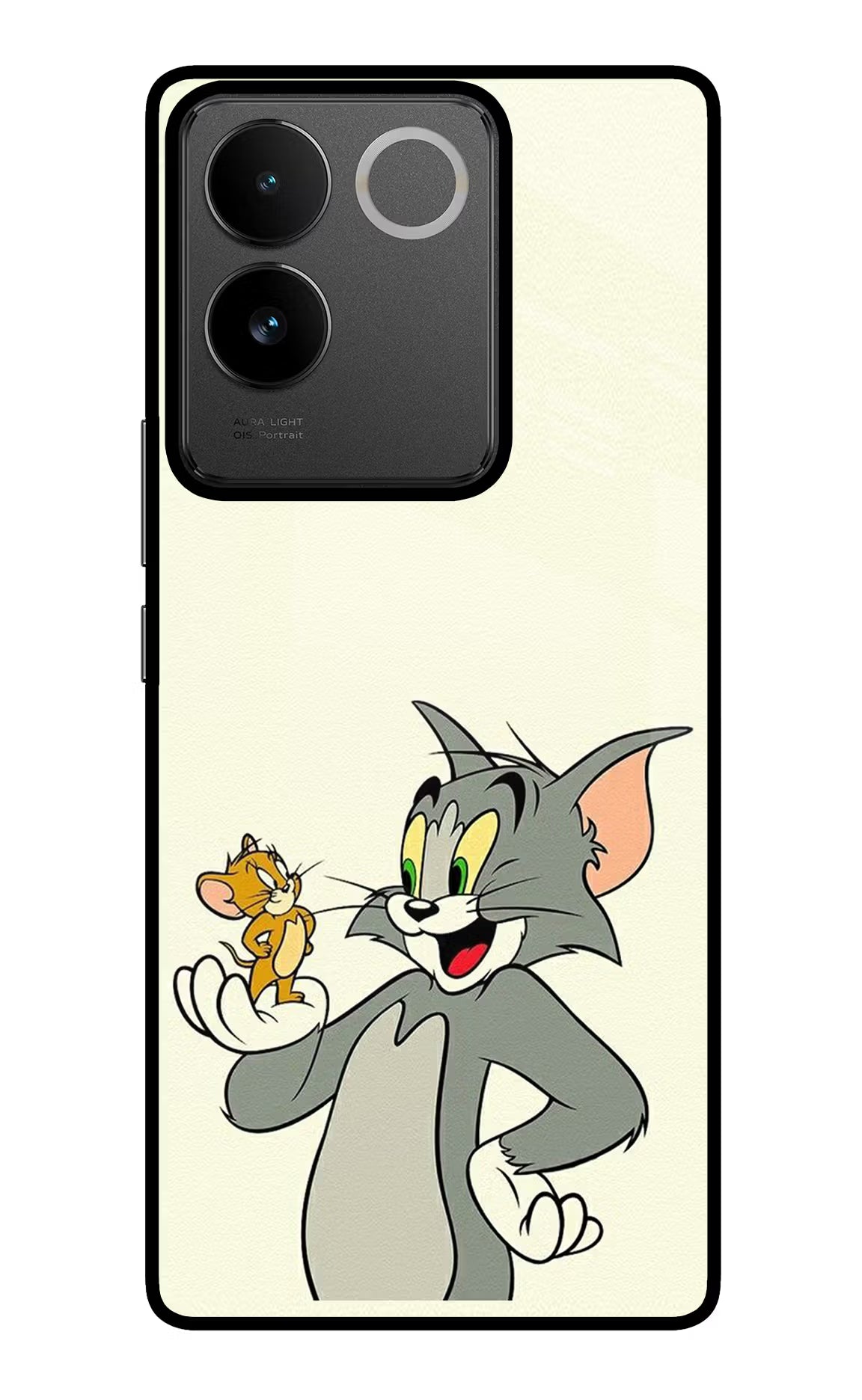 Tom & Jerry IQOO Z7 Pro 5G Glass Case Back Cover by Casekaro