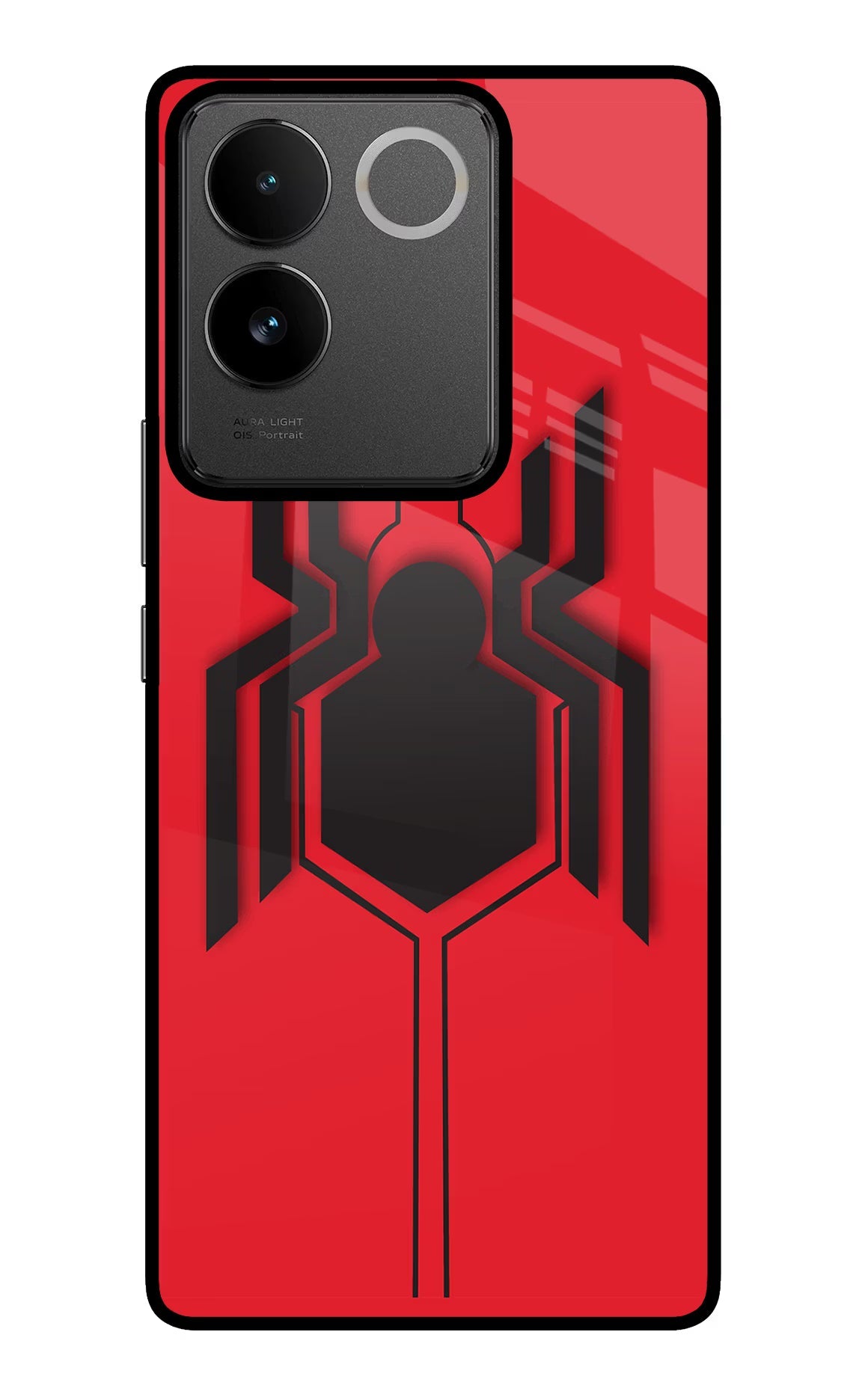 Spider IQOO Z7 Pro 5G Glass Case Back Cover by Casekaro