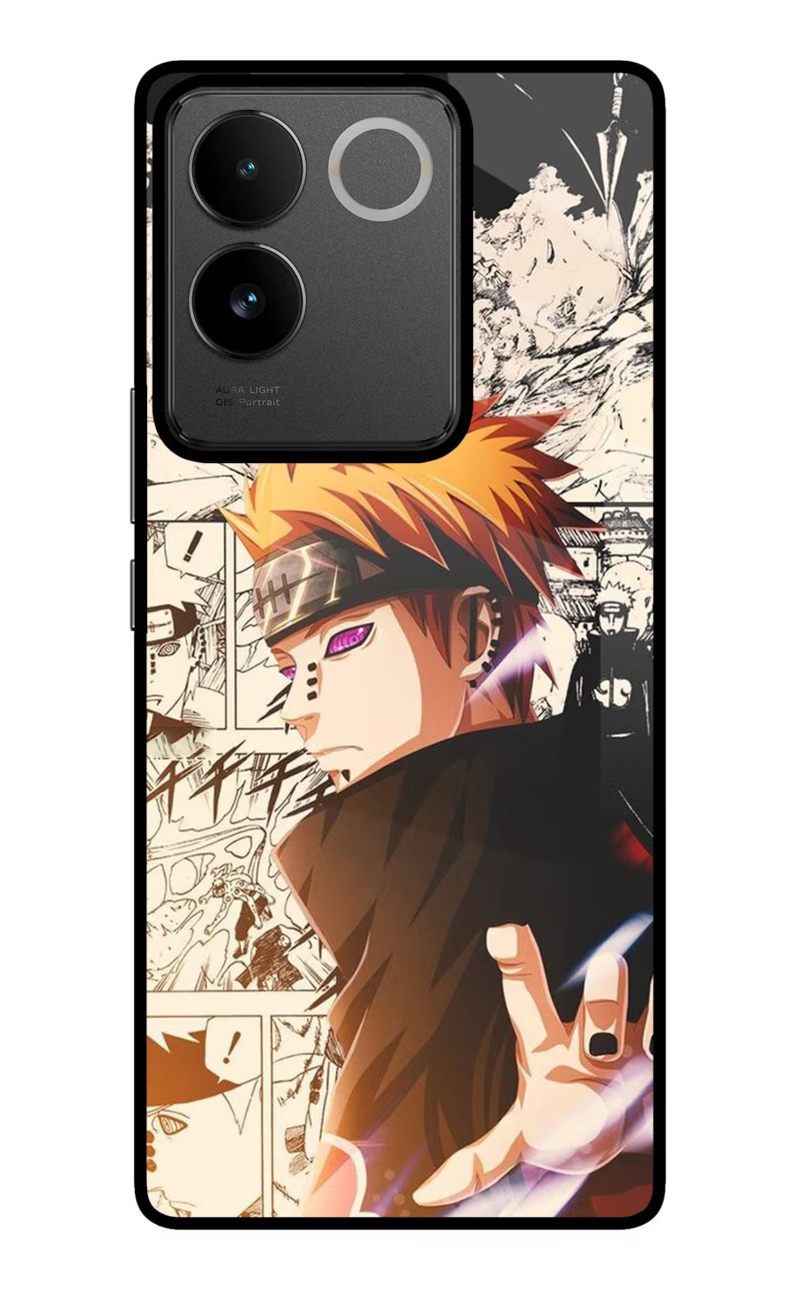 Pain Anime IQOO Z7 Pro 5G Glass Case Back Cover by Casekaro
