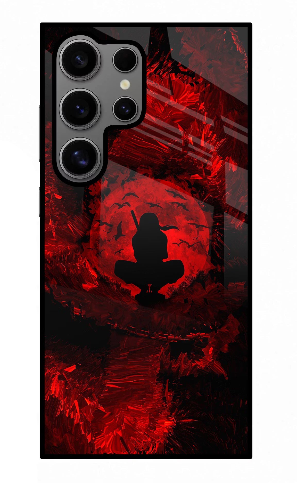 Itachi Uchiha Samsung S24 Ultra Glass Case Back Cover by Casekaro