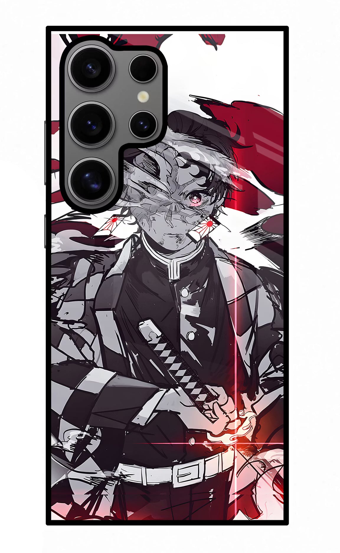 Demon Slayer Samsung S24 Ultra Glass Case Back Cover by Casekaro