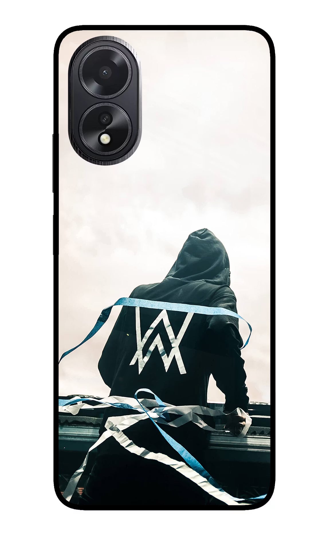 Alan Walker Oppo A18/Oppo A38 Glass Case Back Cover by Casekaro