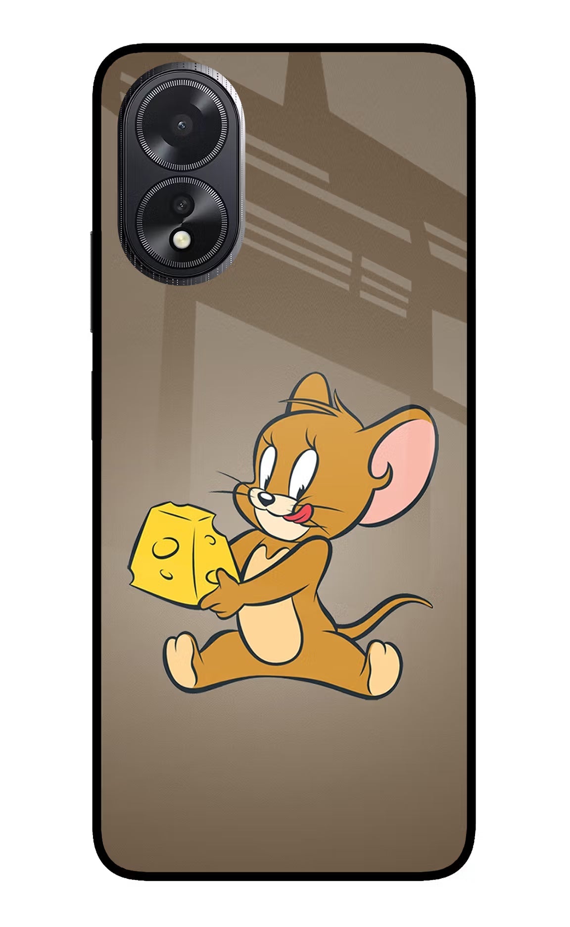 Jerry Oppo A18/Oppo A38 Glass Case Back Cover by Casekaro
