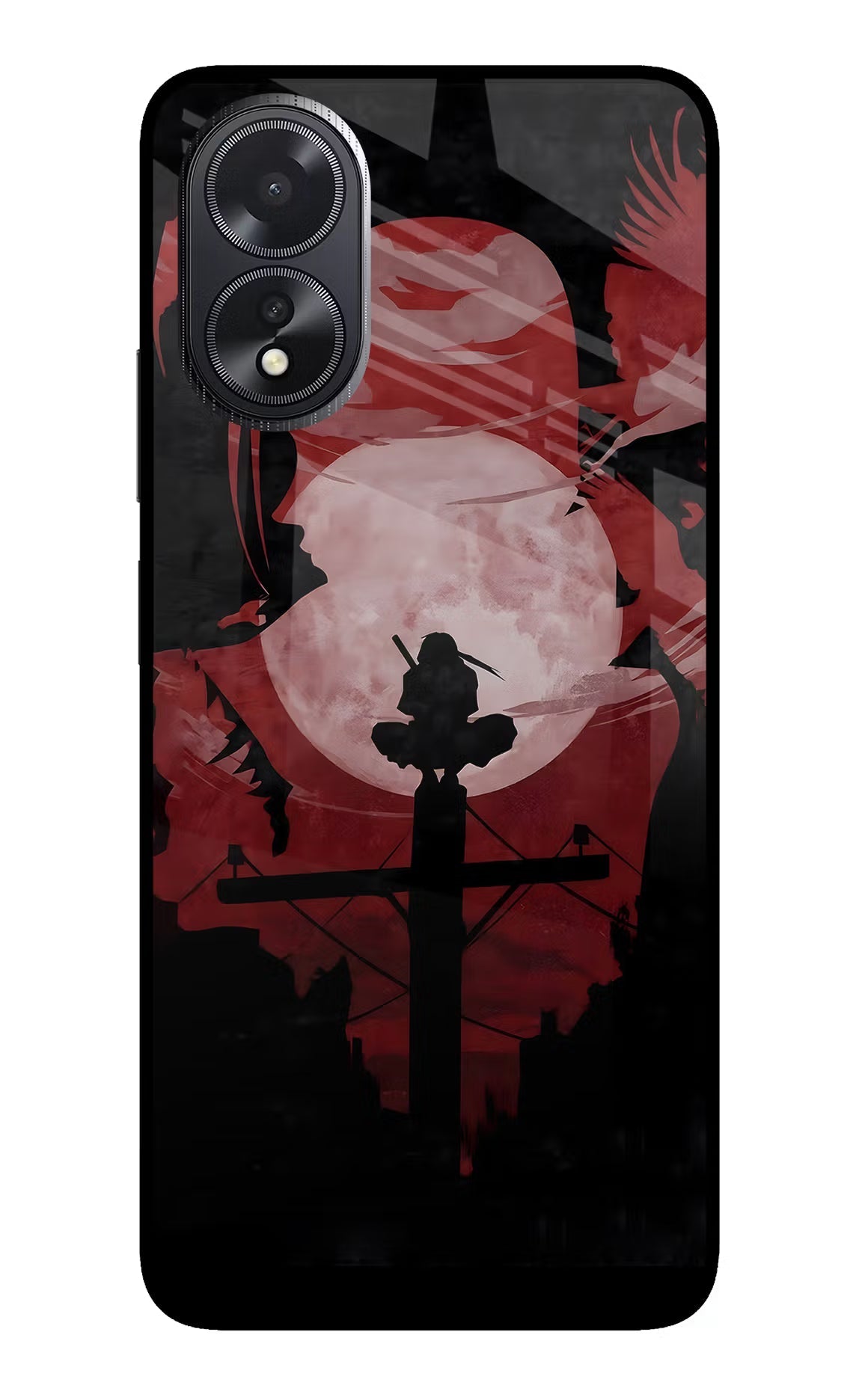 Naruto Anime Oppo A18/Oppo A38 Glass Case Back Cover by Casekaro