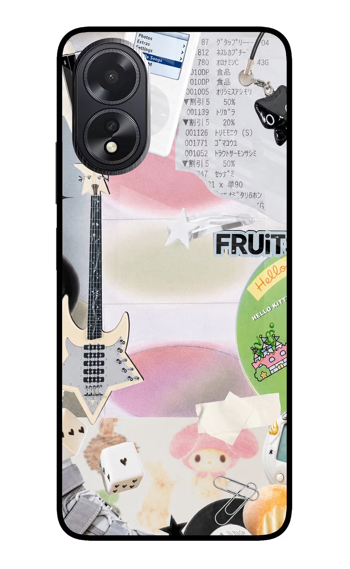 Softcore case Oppo A18/Oppo A38 Glass Case Back Cover by Casekaro