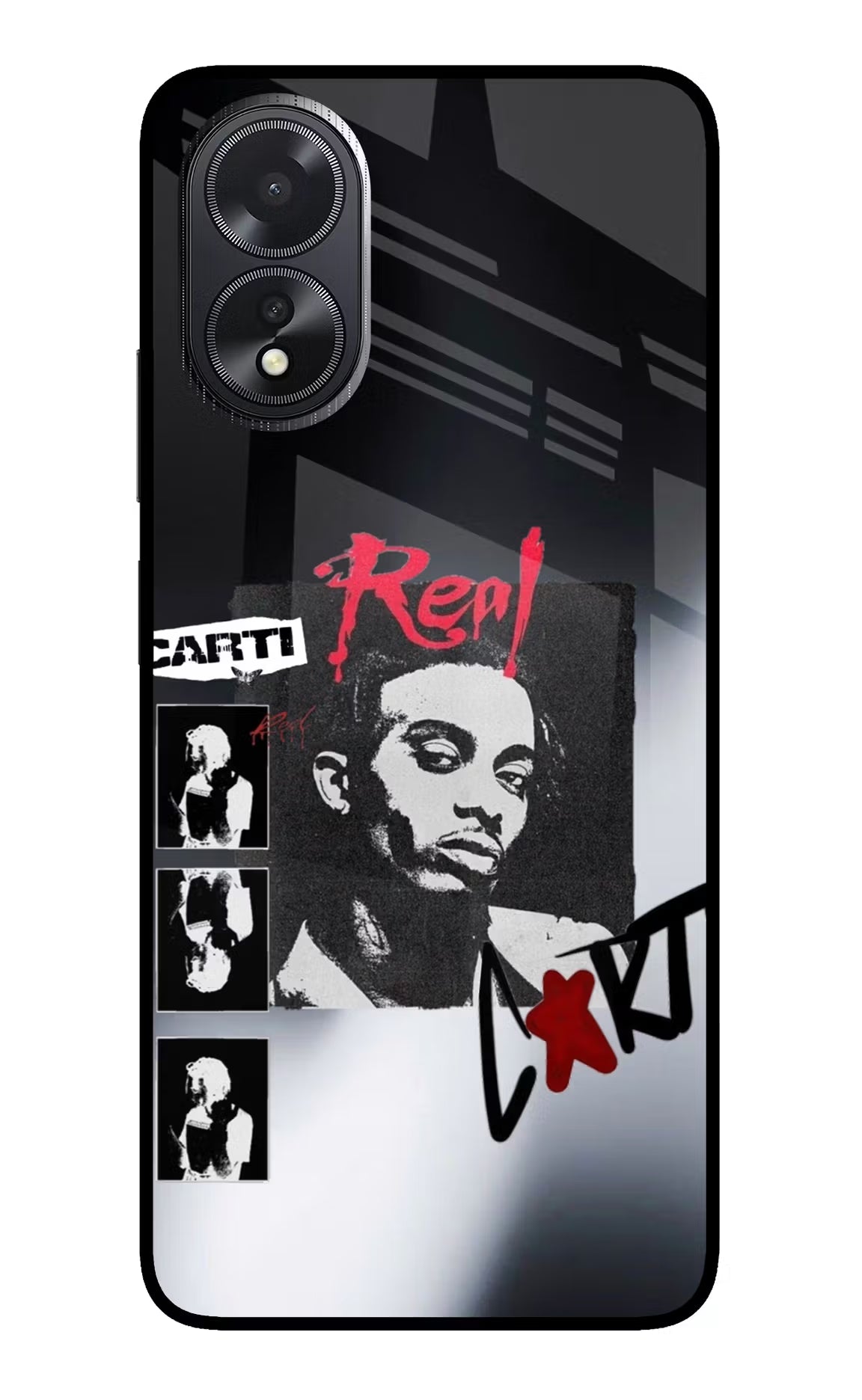 Playboi Carti Oppo A18/Oppo A38 Glass Case Back Cover by Casekaro