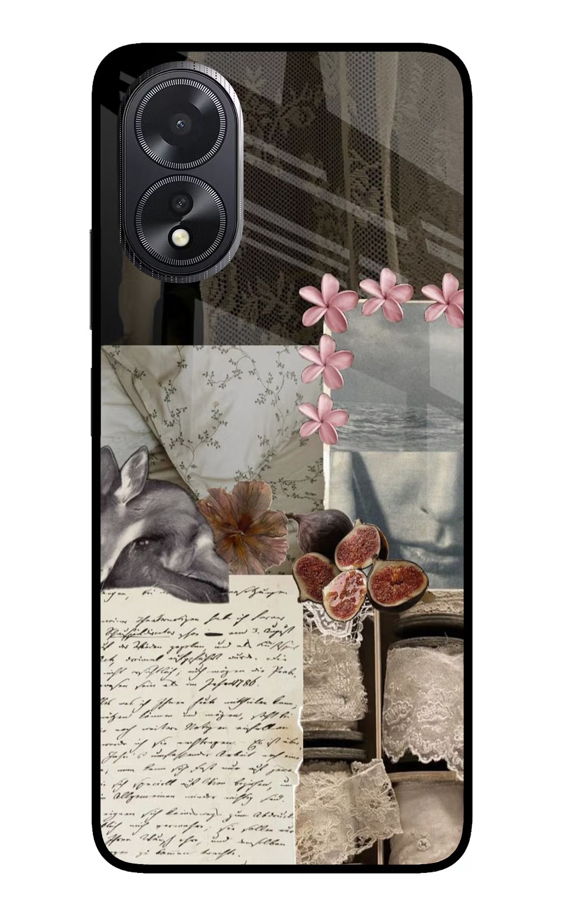 Midnight Sky Oppo A18/Oppo A38 Glass Case Back Cover by Casekaro