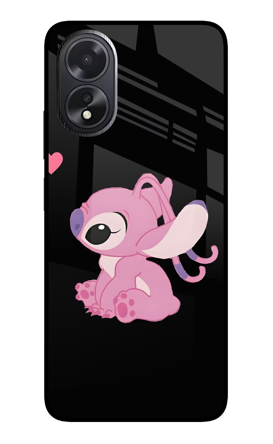 Angel Crush Oppo A18/Oppo A38 Glass Case Back Cover by Casekaro
