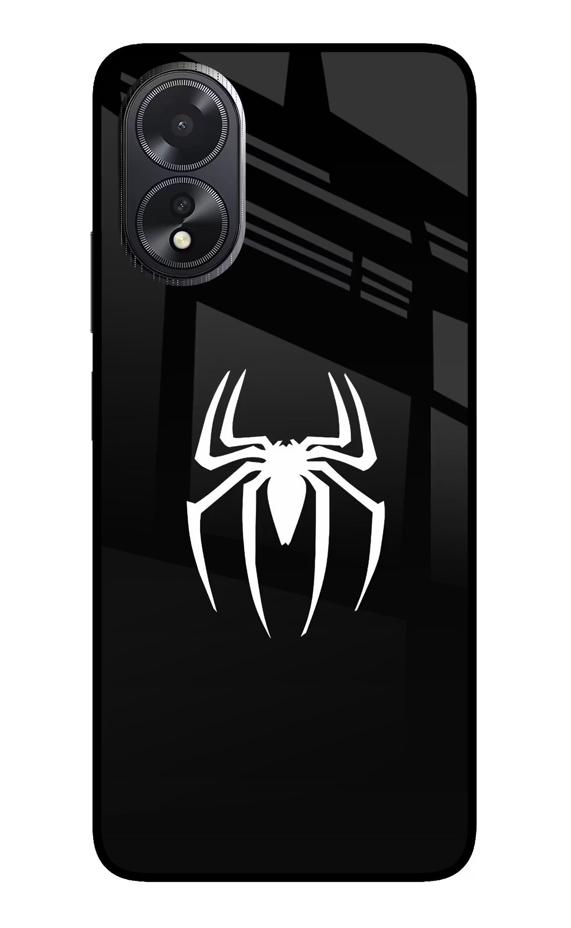 Miles Symbol Oppo A18/Oppo A38 Glass Case Back Cover by Casekaro