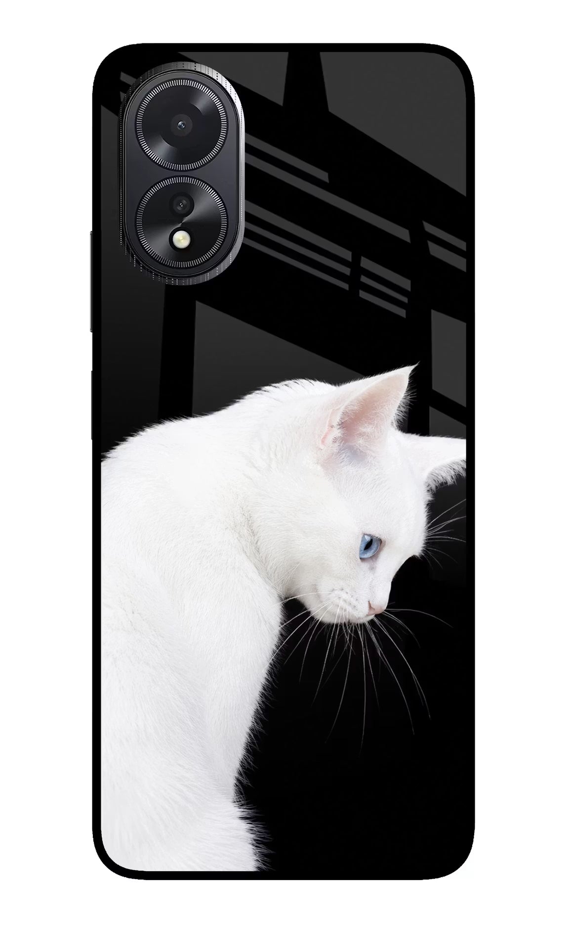 Snow Gaze Oppo A18/Oppo A38 Glass Case Back Cover by Casekaro