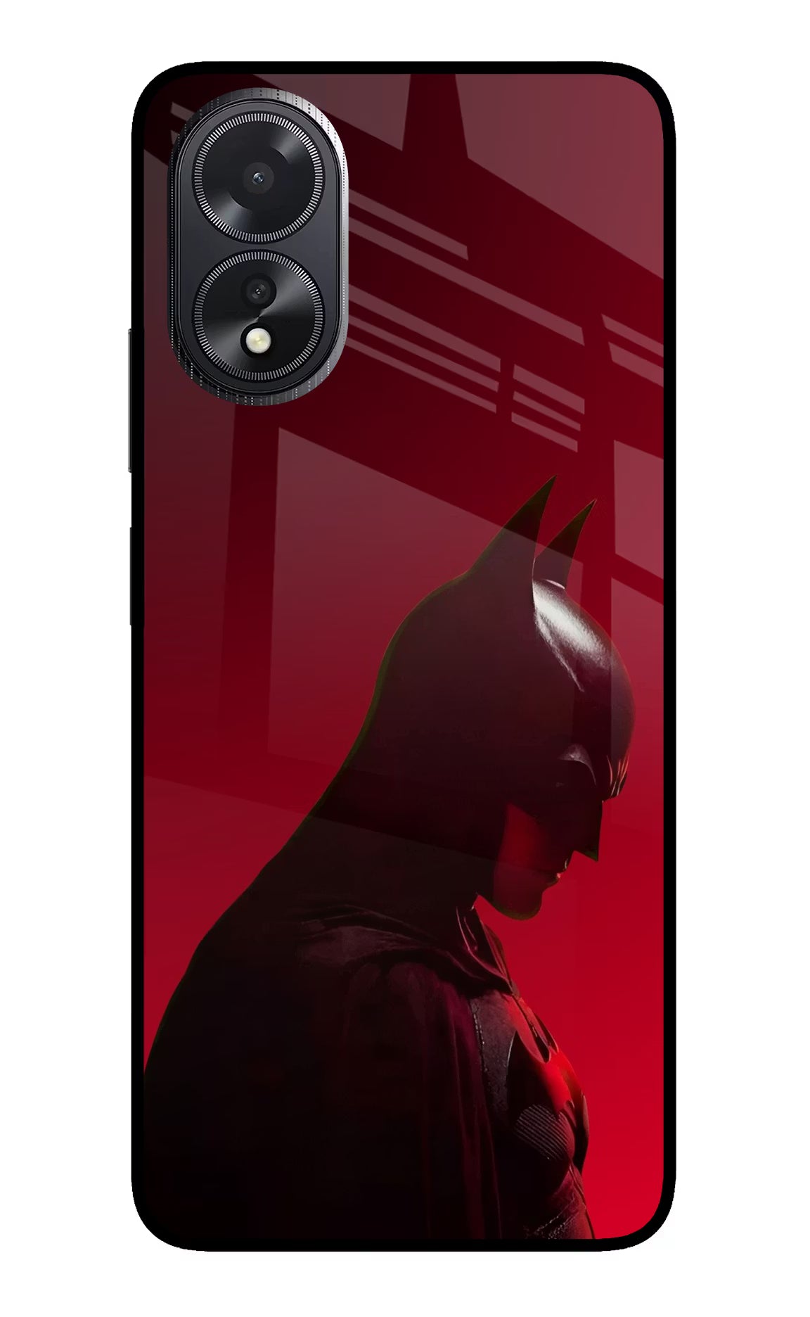 Dark Knight Oppo A18/Oppo A38 Glass Case Back Cover by Casekaro