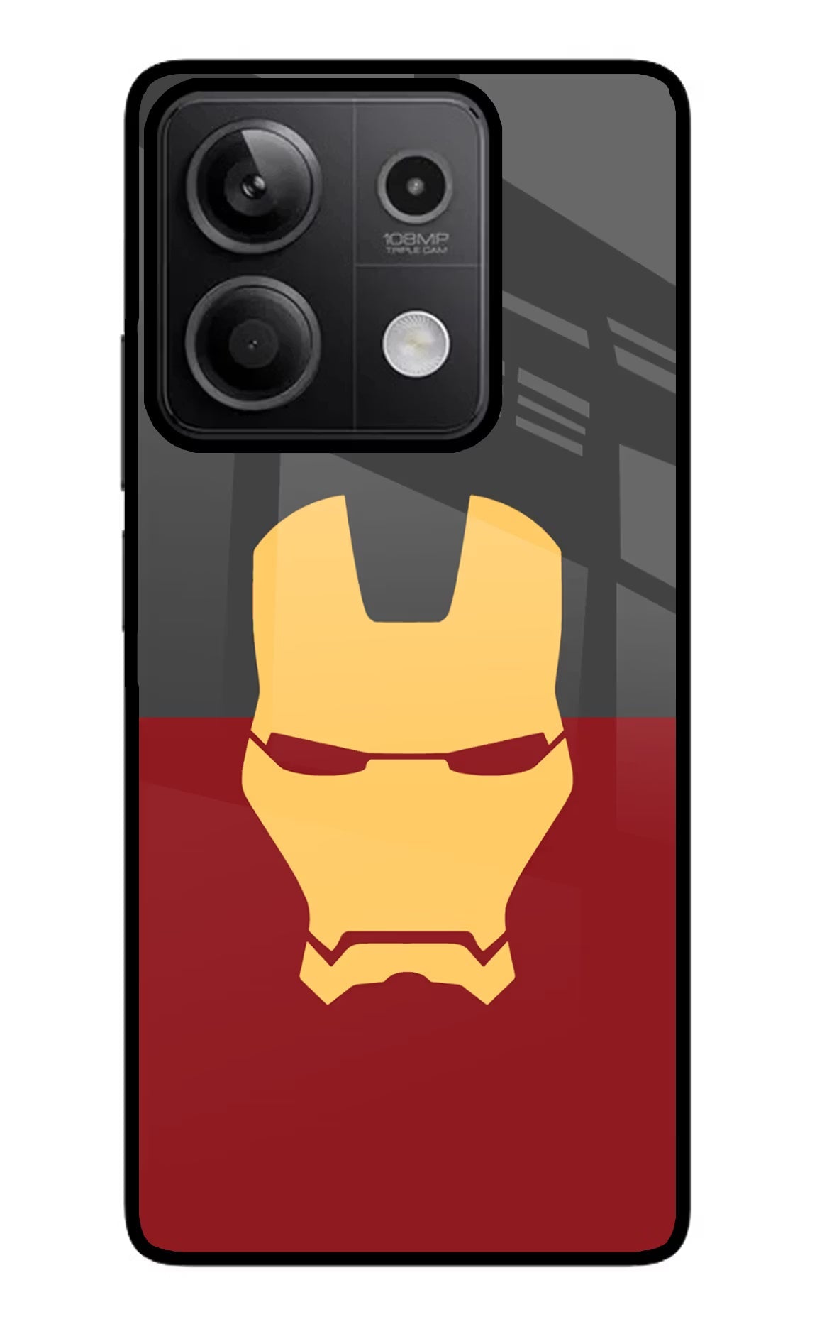 Ironman Redmi Note 13 5G Glass Case Back Cover by Casekaro