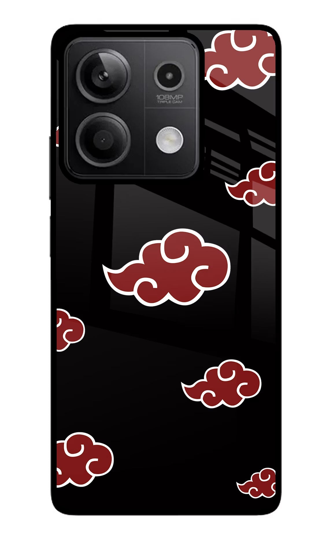 Akatsuki Redmi Note 13 5G Glass Case Back Cover by Casekaro