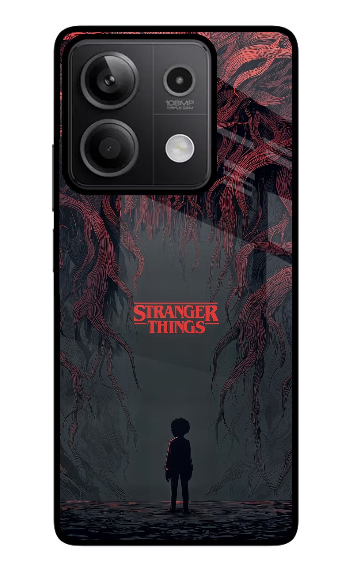 Ordinary Things Dark Side Redmi Note 13 5G Glass Case Back Cover by Casekaro