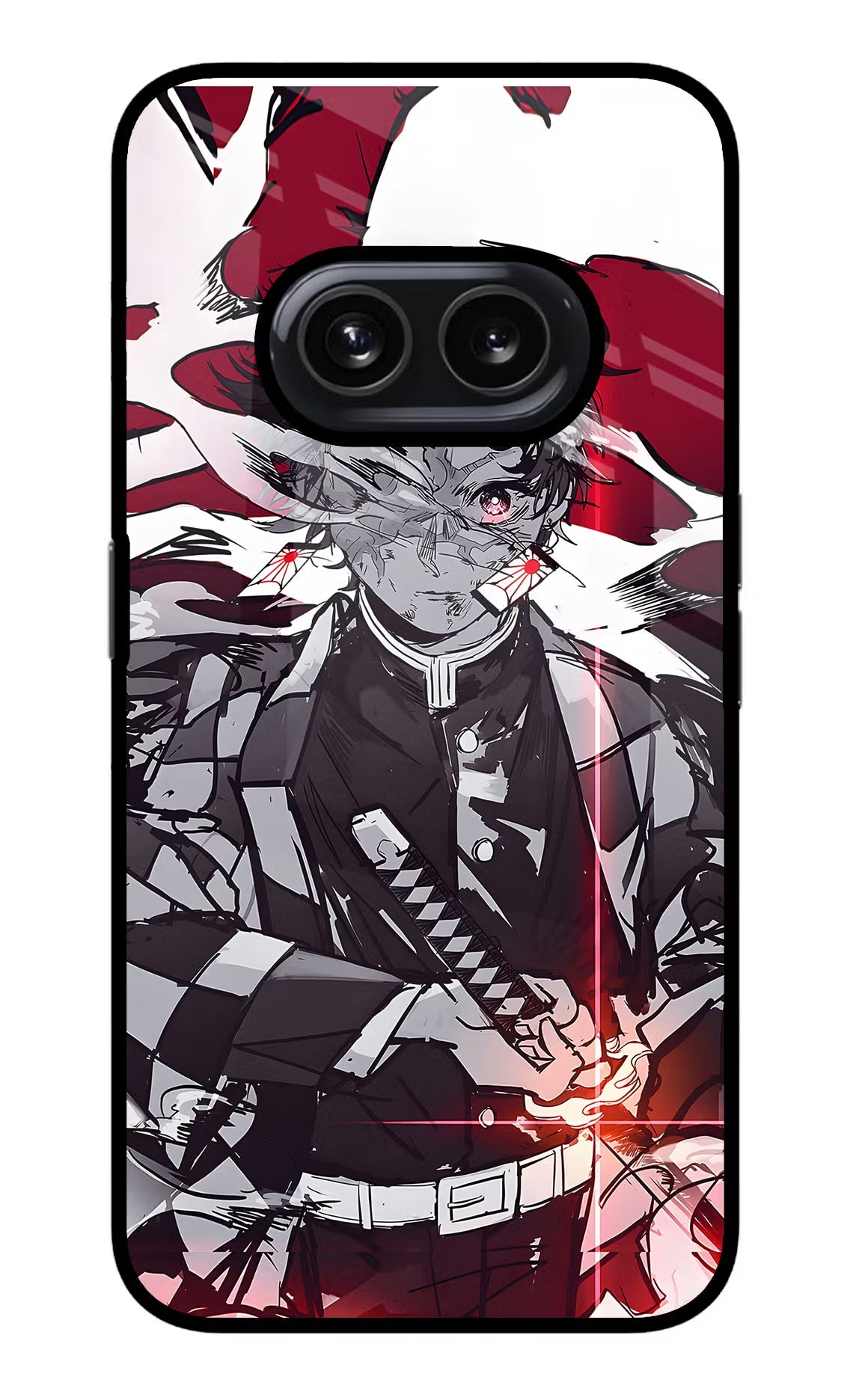 Demon Slayer Nothing Phone 2A Glass Case Back Cover by Casekaro