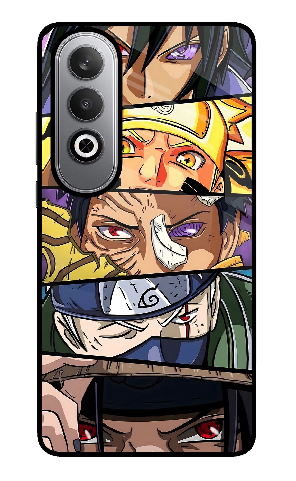 Naruto Character Oneplus Nord CE4 Glass Case Back Cover by Casekaro