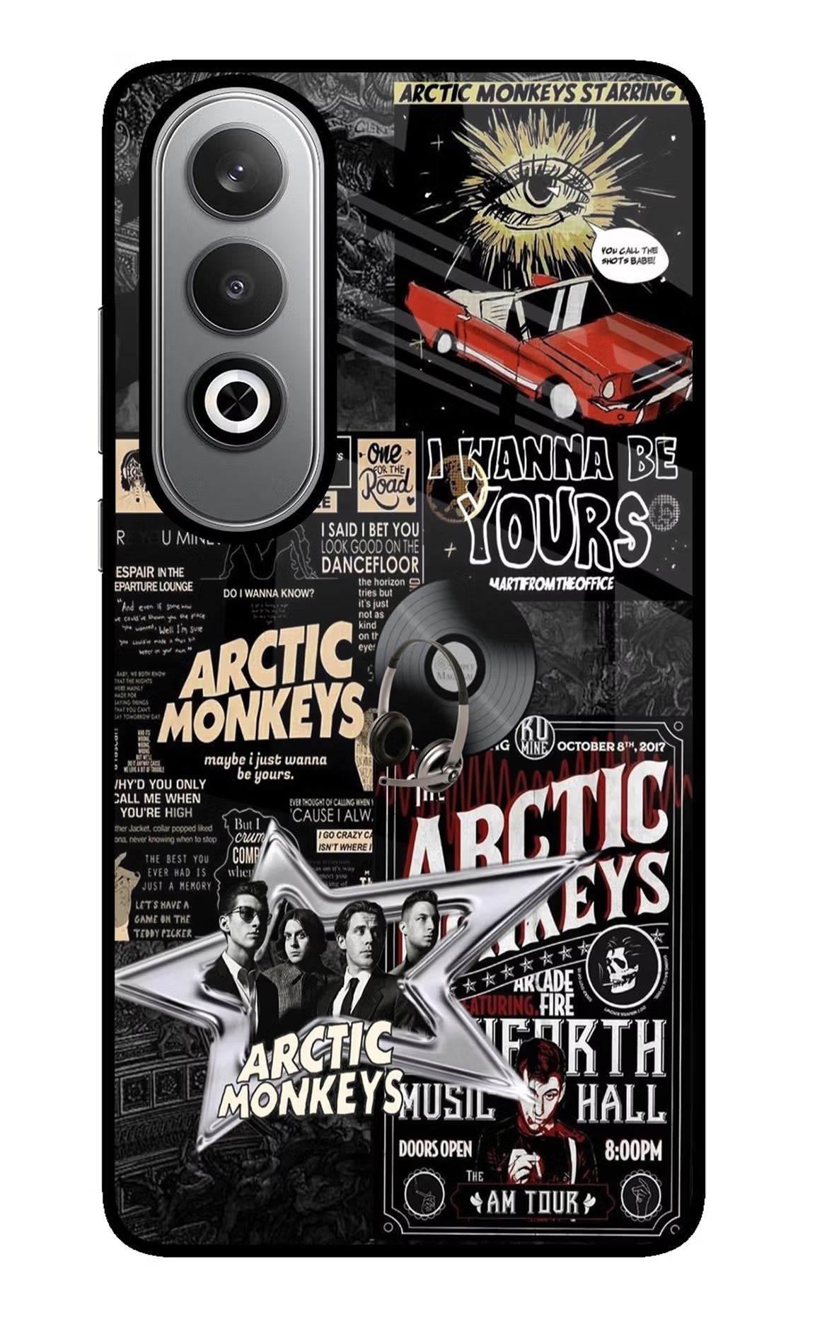 Arctic Monkeys Oneplus Nord CE4 Glass Case Back Cover by Casekaro
