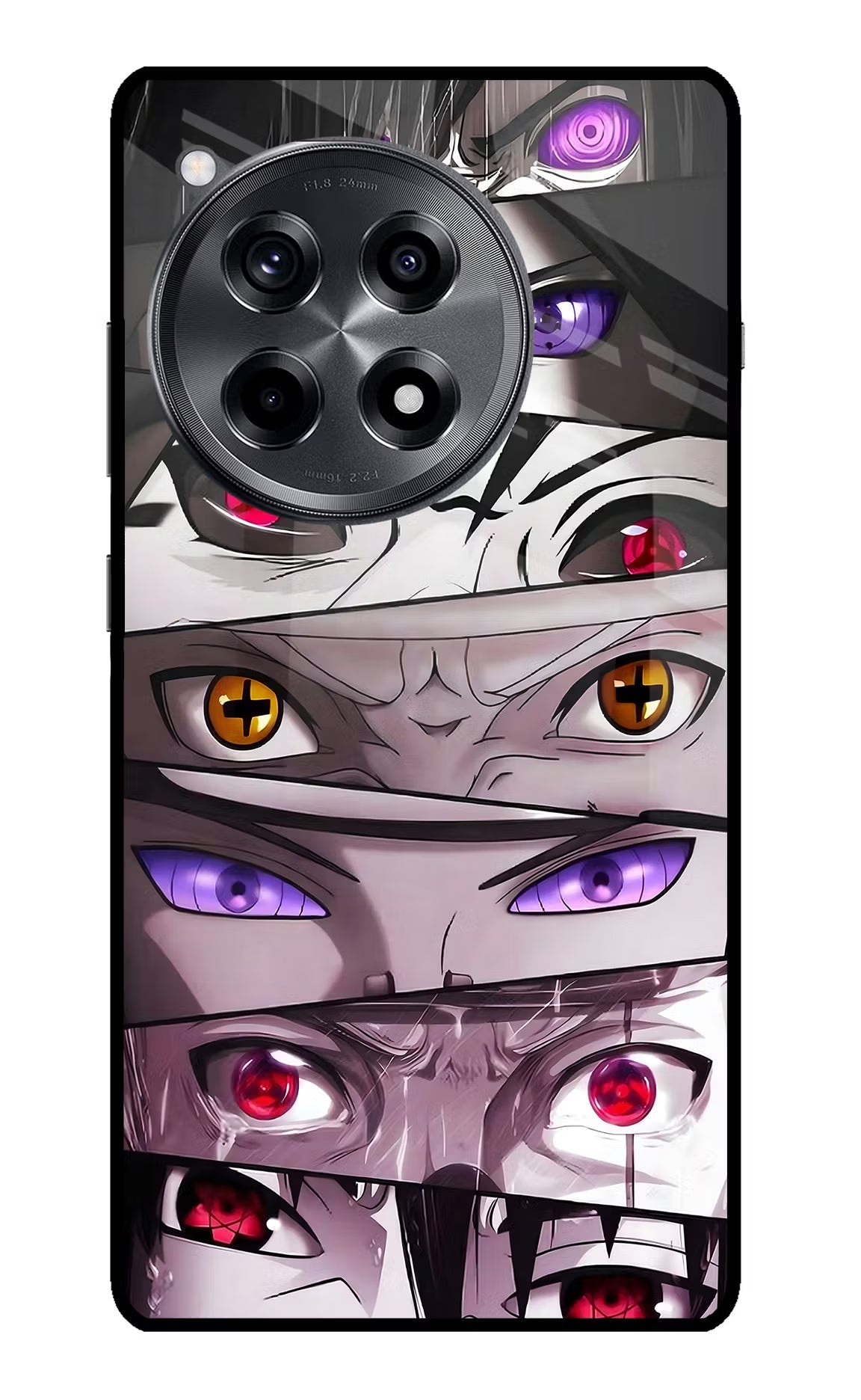Naruto Anime OnePlus 12R Glass Case Back Cover by Casekaro