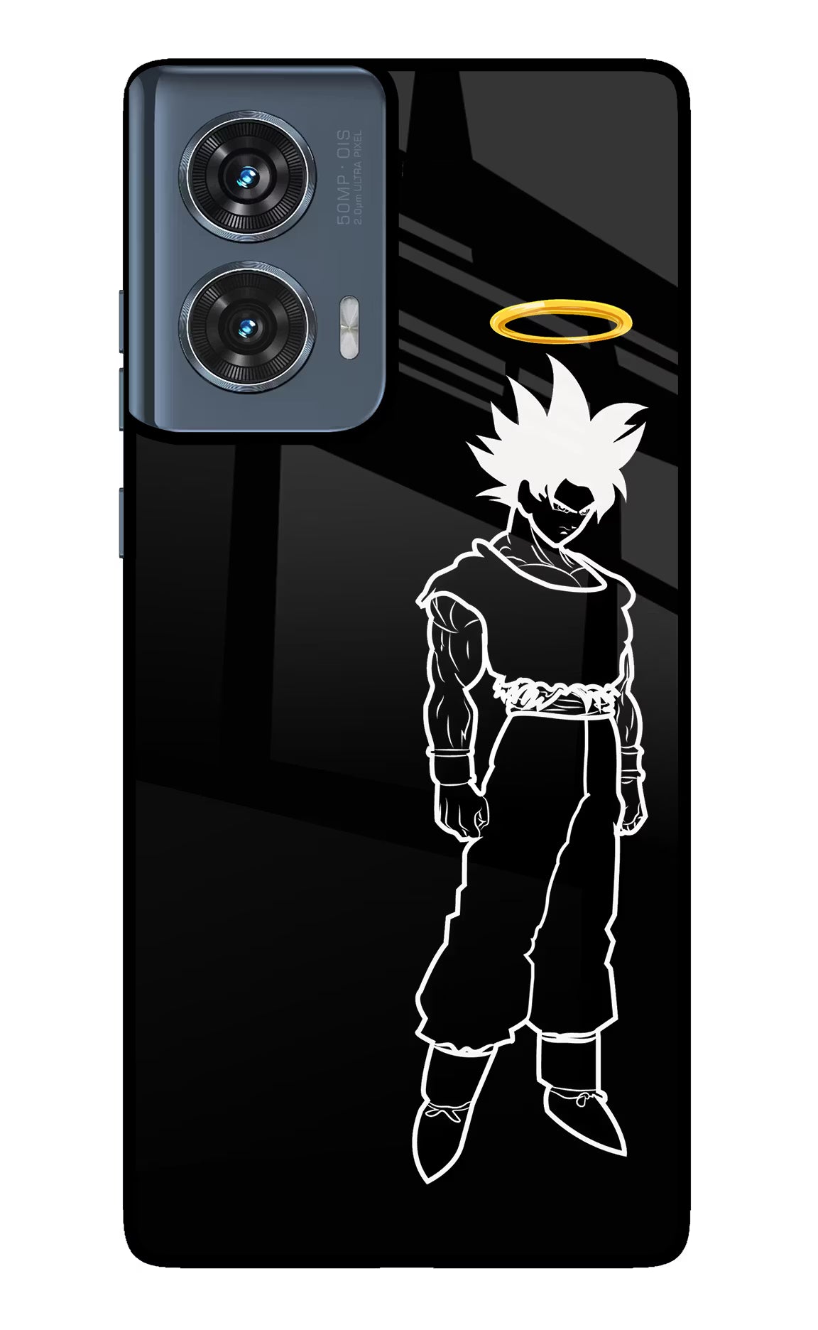 DBS Character Moto Edge 50 Fusion Glass Case Back Cover by Casekaro