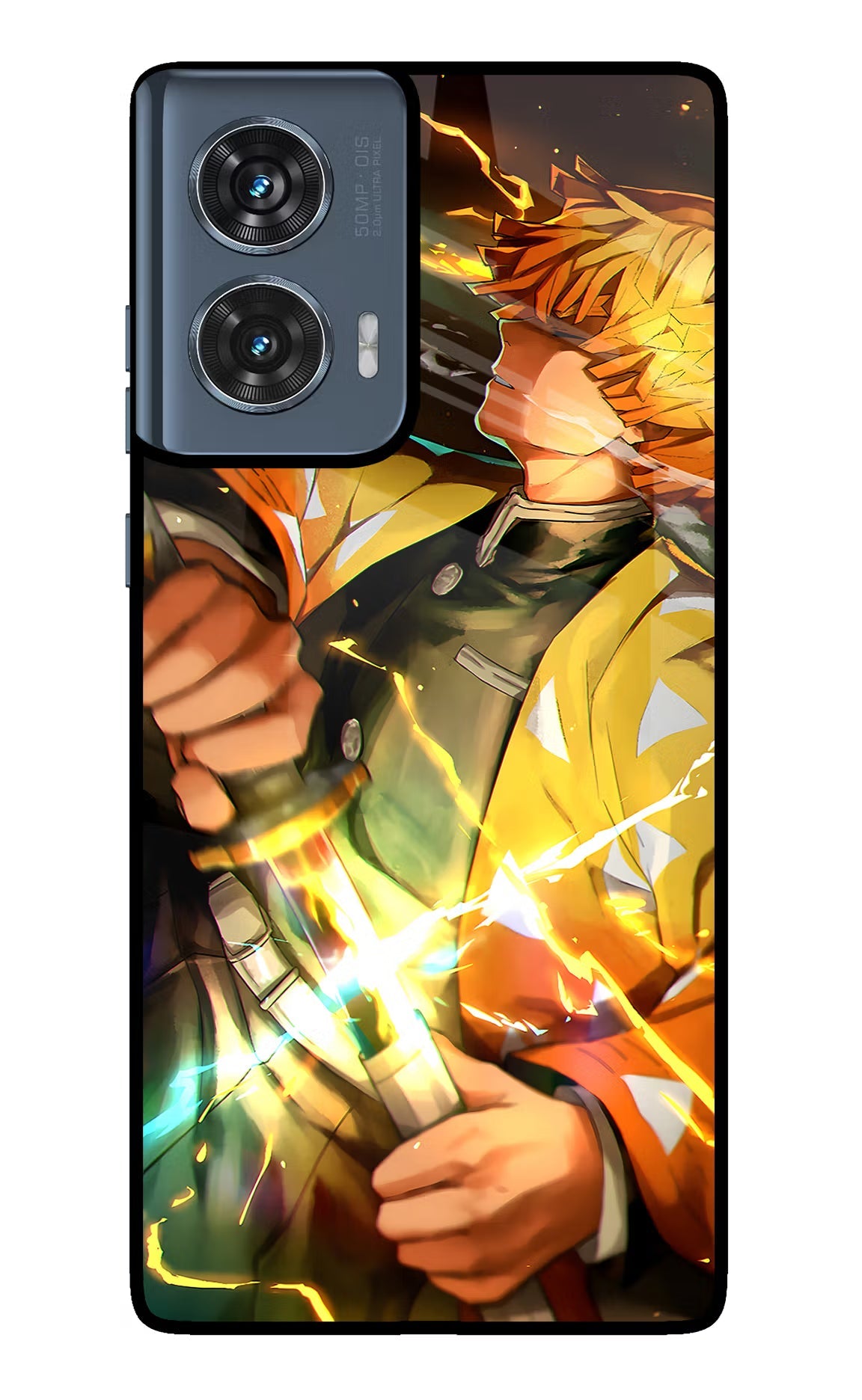 Demon Slayer Moto Edge 50 Fusion Glass Case