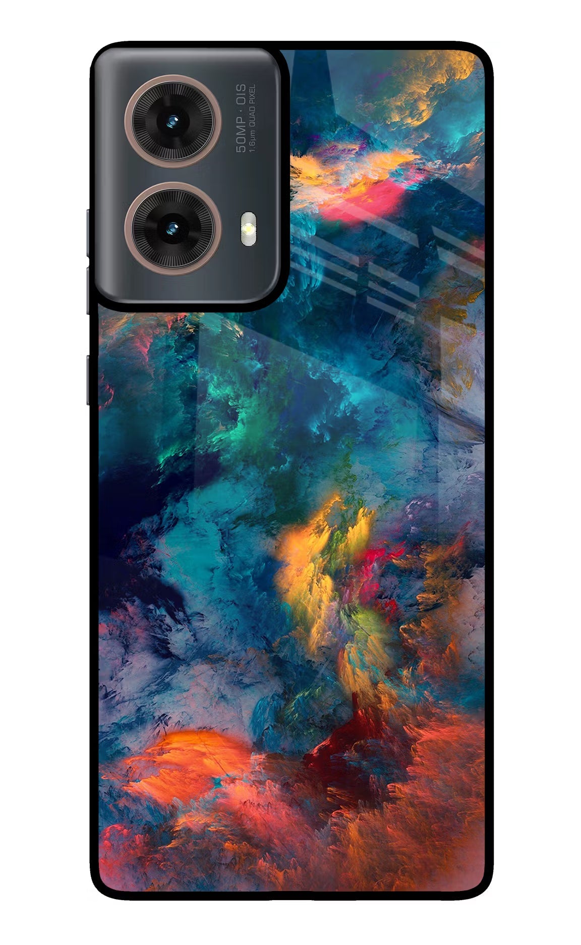 Artwork Paint Motorola G85 Glass Case Back Cover by Casekaro