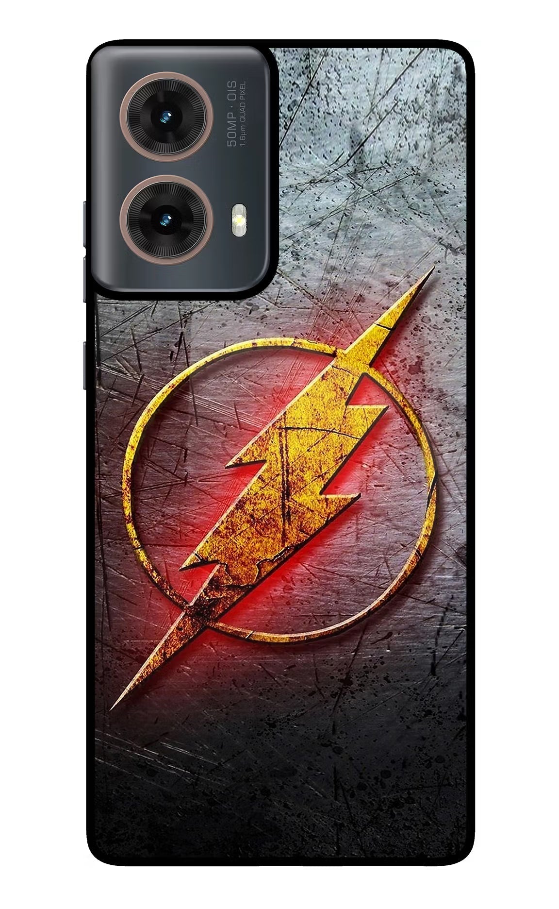 Flash Motorola G85 Glass Case Back Cover by Casekaro