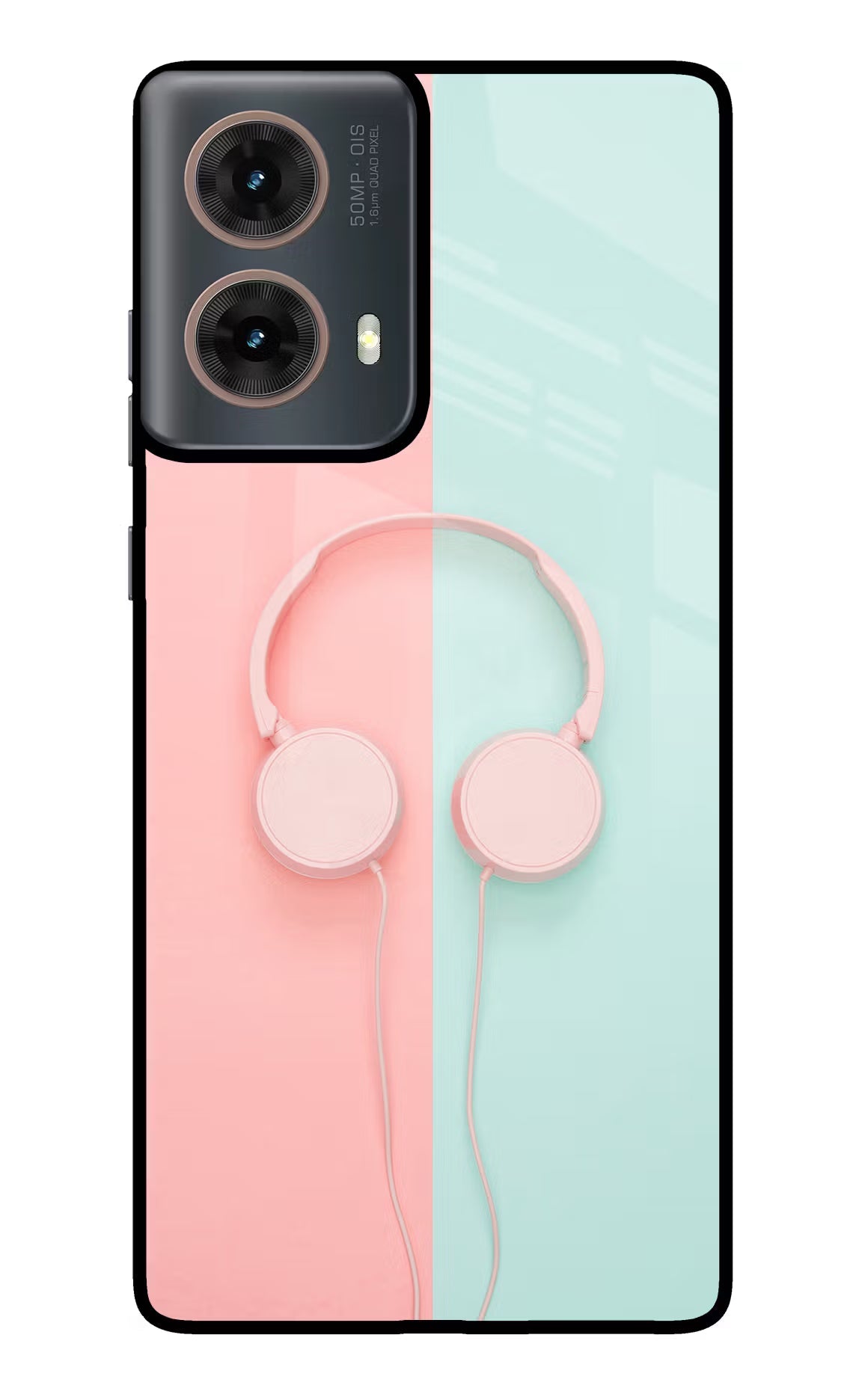 Music Lover Motorola G85 Glass Case Back Cover by Casekaro