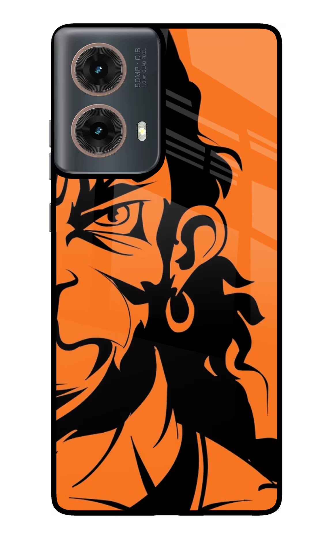 Hanuman Motorola G85 Glass Case Back Cover by Casekaro