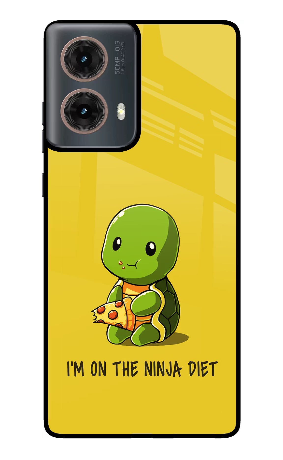 I'm on Ninja Diet Motorola G85 Glass Case Back Cover by Casekaro