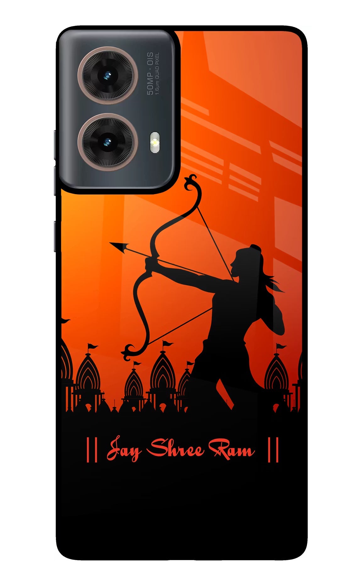 Lord Ram - 4 Motorola G85 Glass Case Back Cover by Casekaro