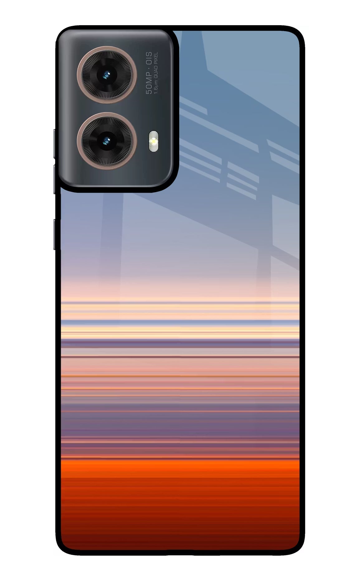 Morning Colors Motorola G85 Glass Case Back Cover by Casekaro
