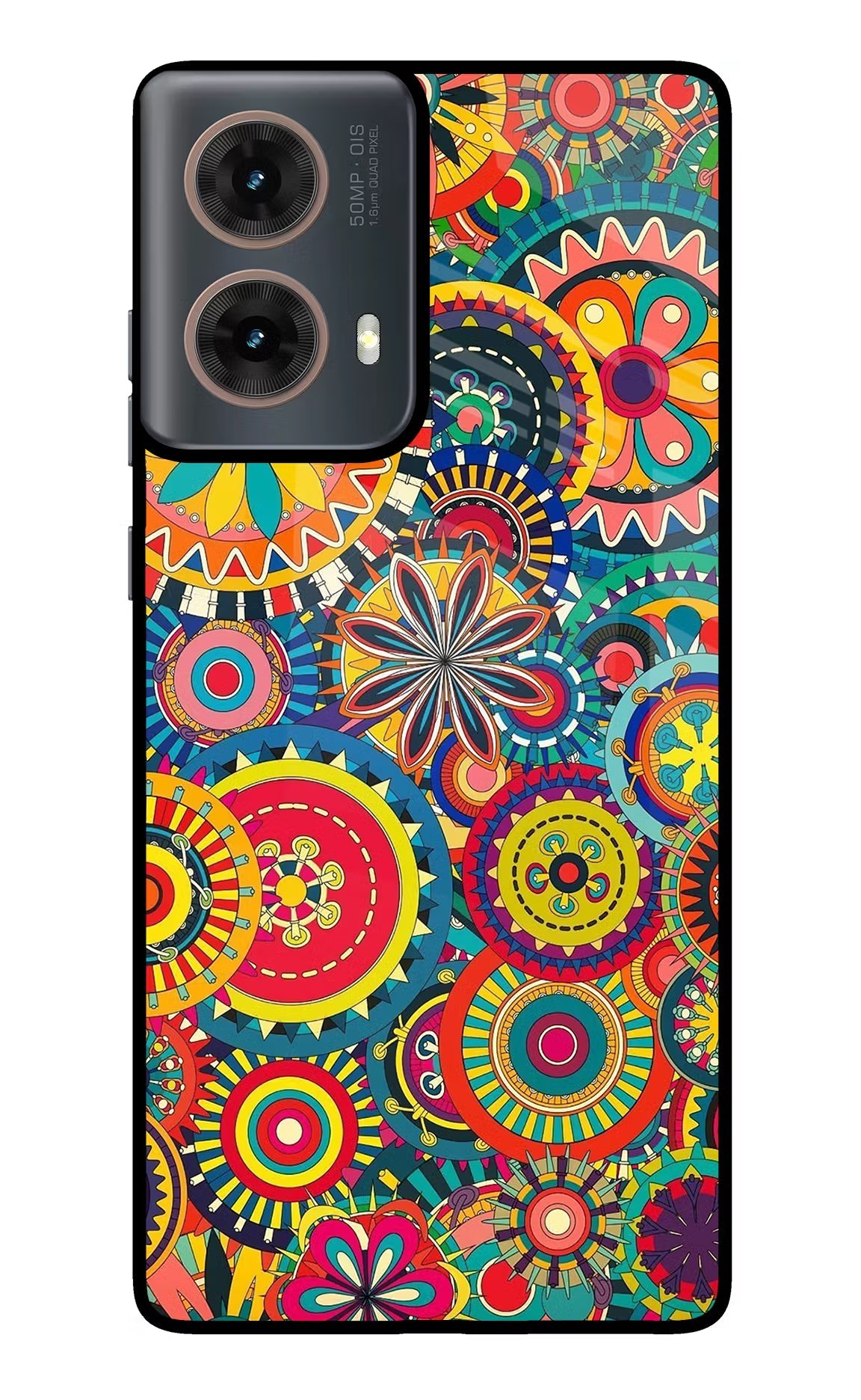 Gol Gol Art Motorola G85 Glass Case Back Cover by Casekaro