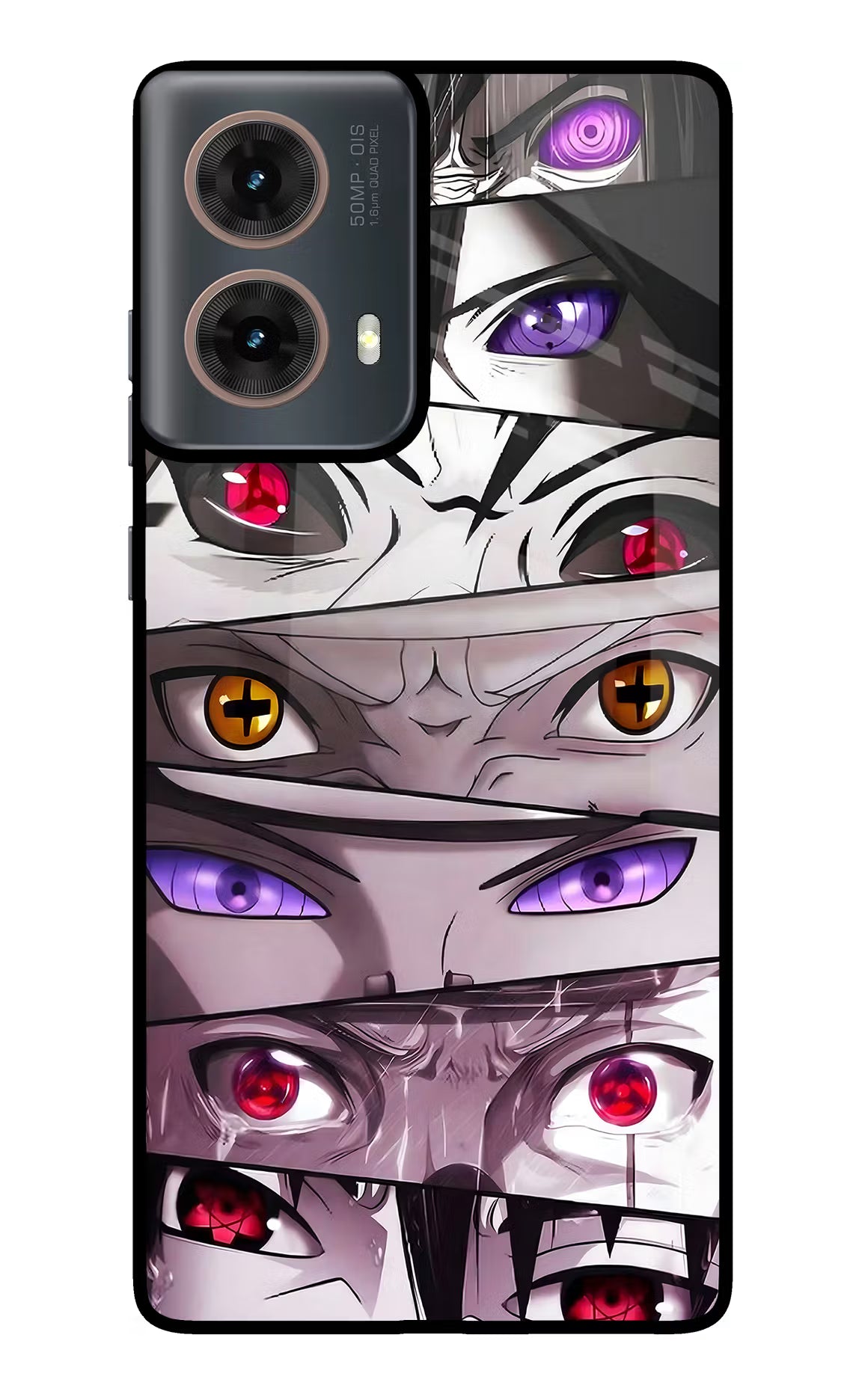 Naruto Anime Motorola G85 Glass Case Back Cover by Casekaro