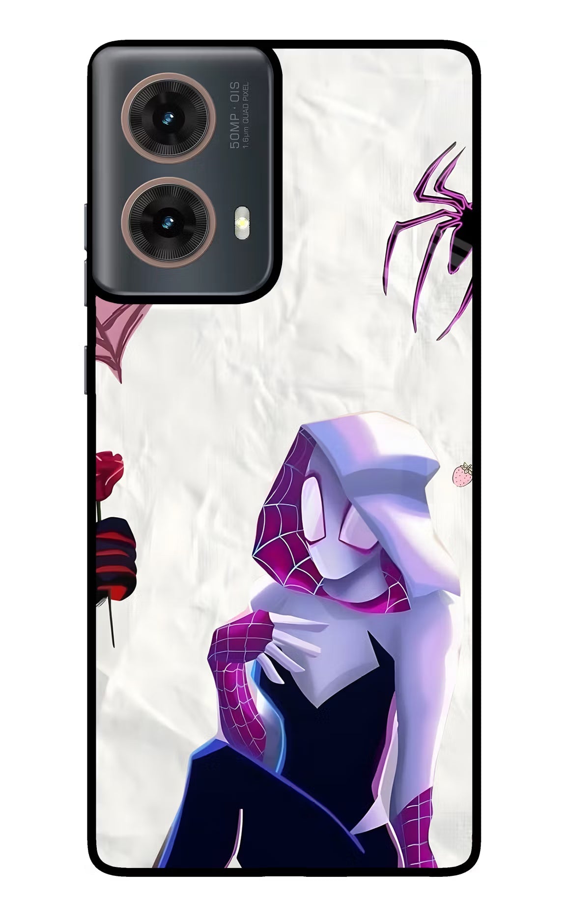 Gwen Verse Motorola G85 Glass Case Back Cover by Casekaro