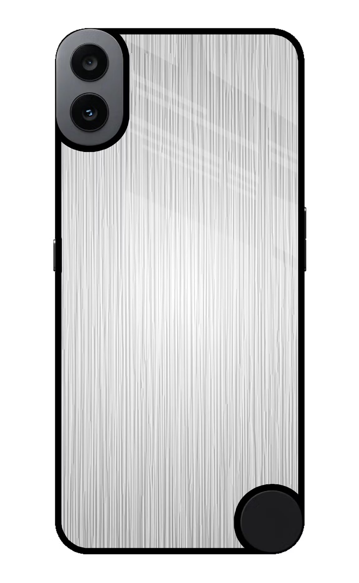 Wooden Grey Texture CMF by Nothing Phone 1 Glass Case Back Cover by Casekaro