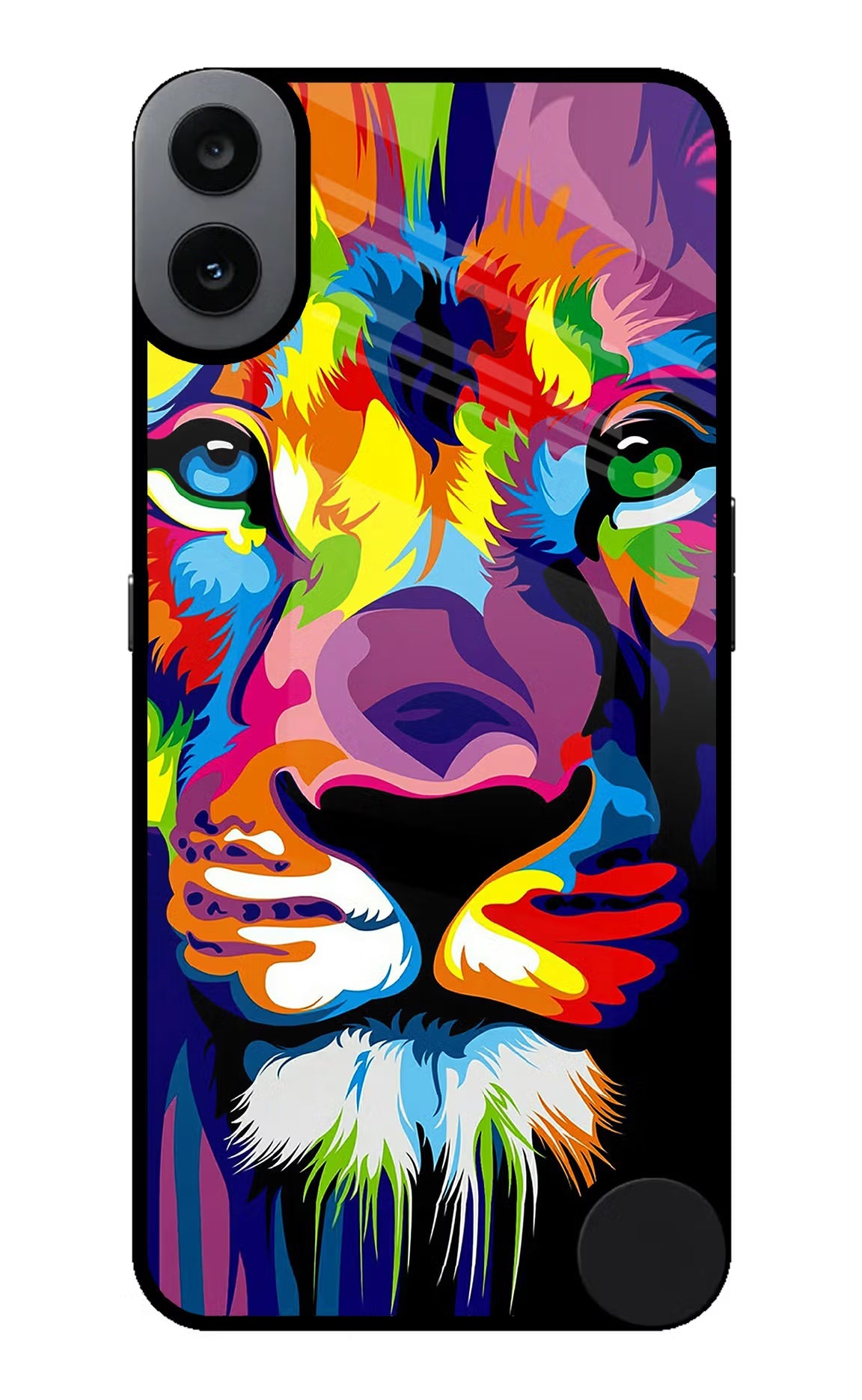 Lion CMF by Nothing Phone 1 Glass Case Back Cover by Casekaro